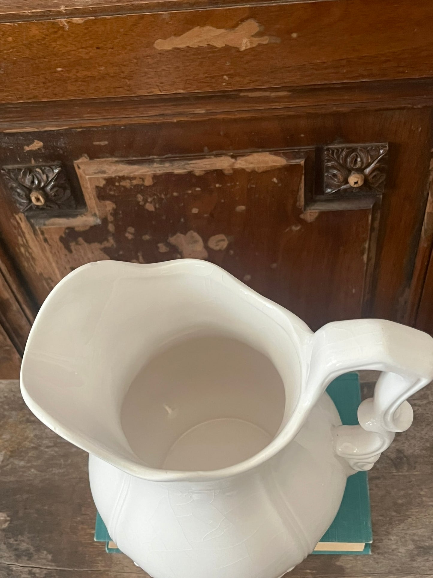 Decorative White Vase/Pitcher-SOLD OUT