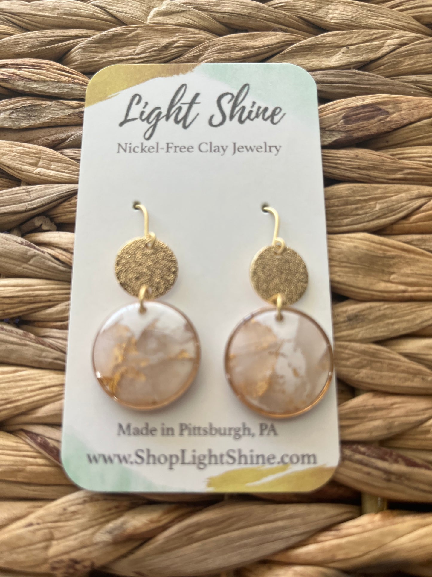 Lynda Drop Lightweight Clay Earrings-SOLD OUT