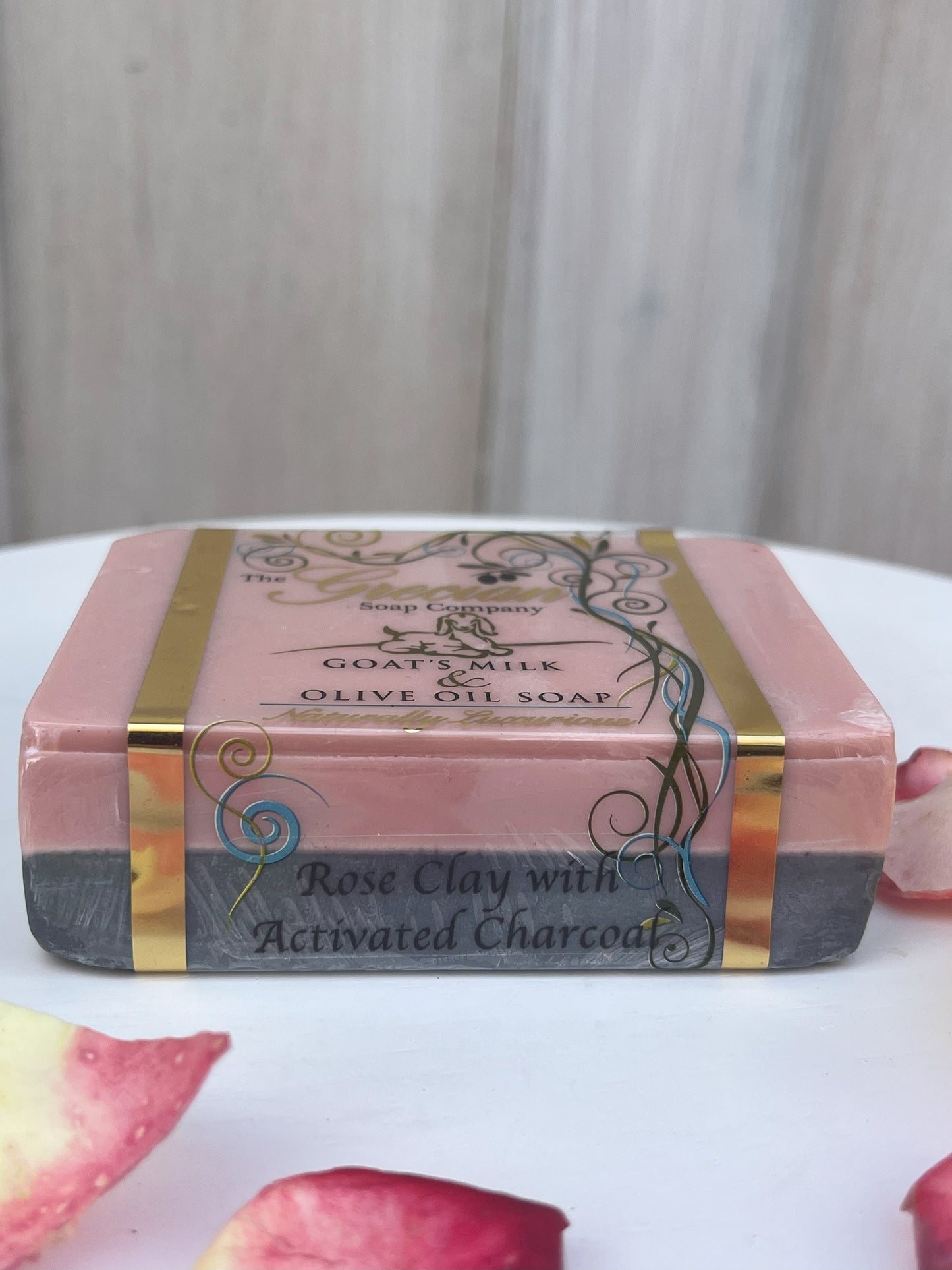 Rose Clay and Activated Charcoal Soap-OUT OF STOCK