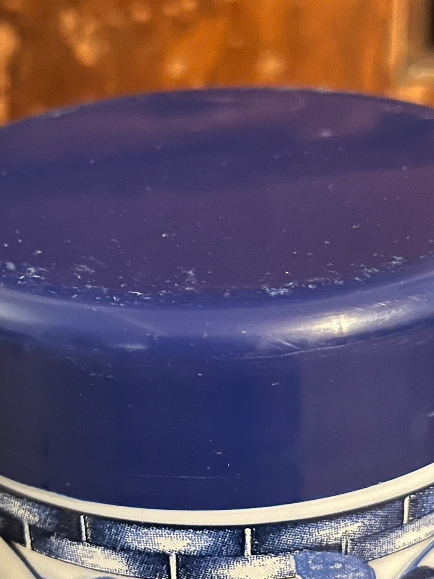 Set of Three Blue and White Decorative Canisters