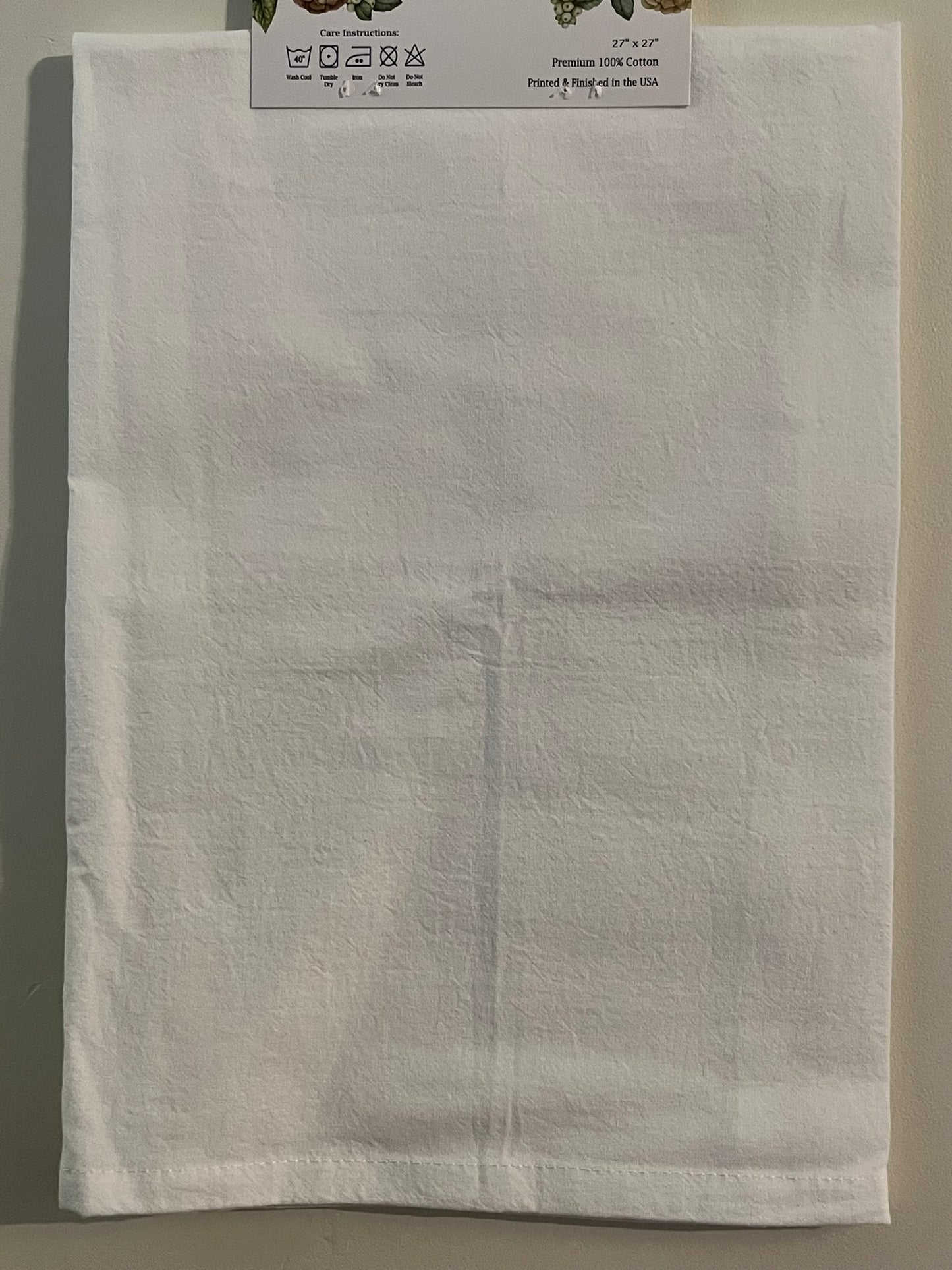 Lavender Garden Bunny Tea Towel-OUT OF STOCK