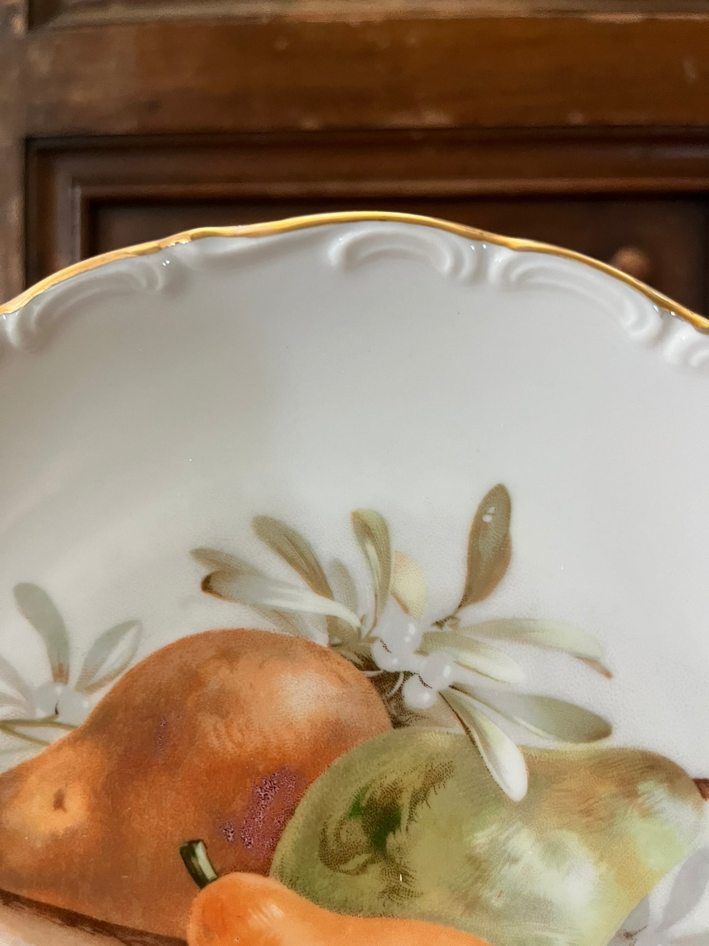 Set of Two Decorative Fruit Plates