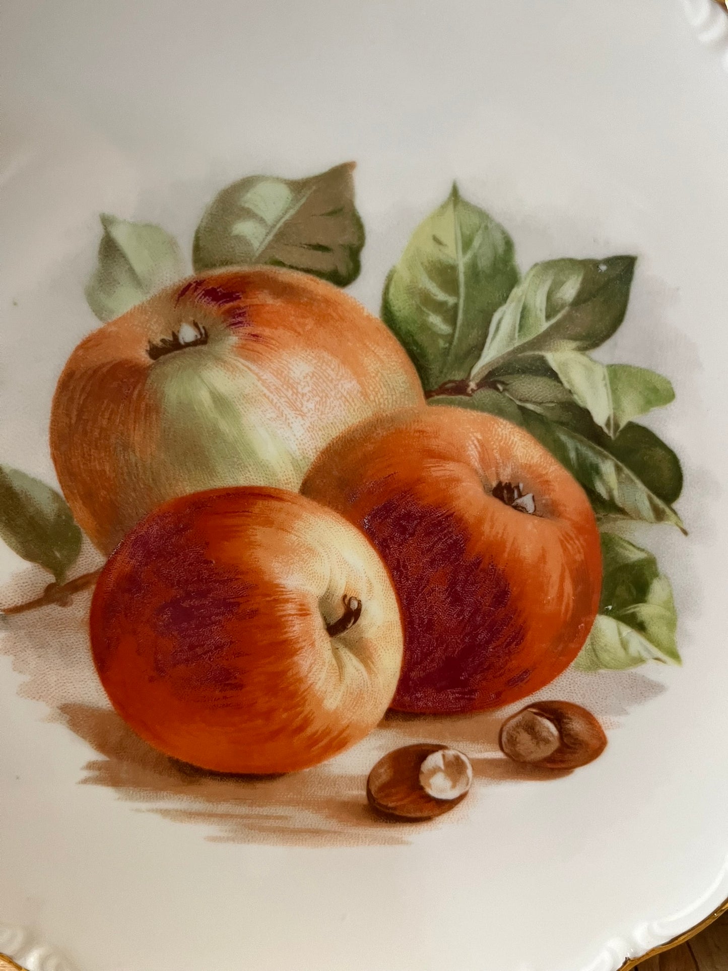 Set of Two Decorative Fruit Plates