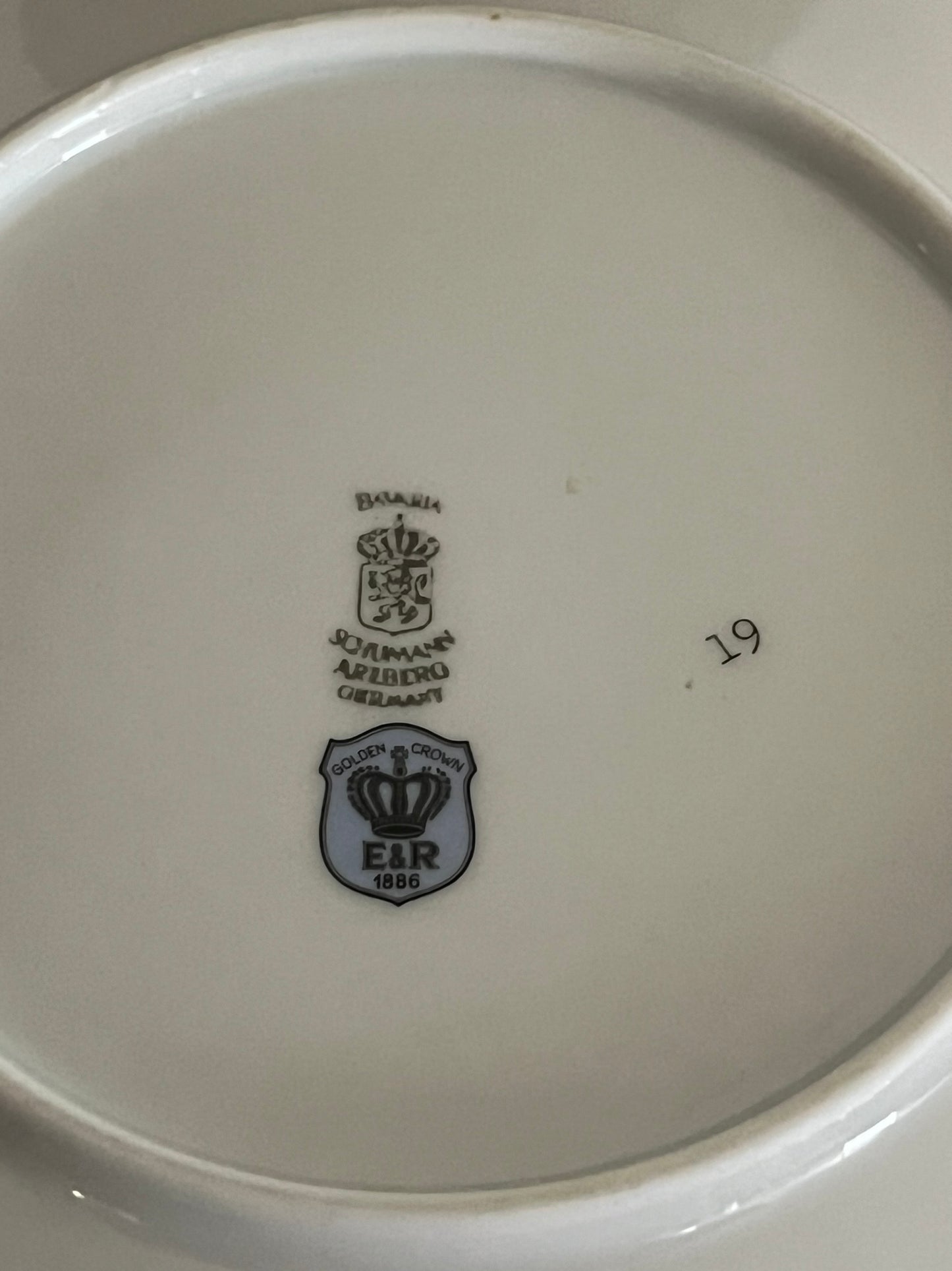 Set of Two Decorative Fruit Plates