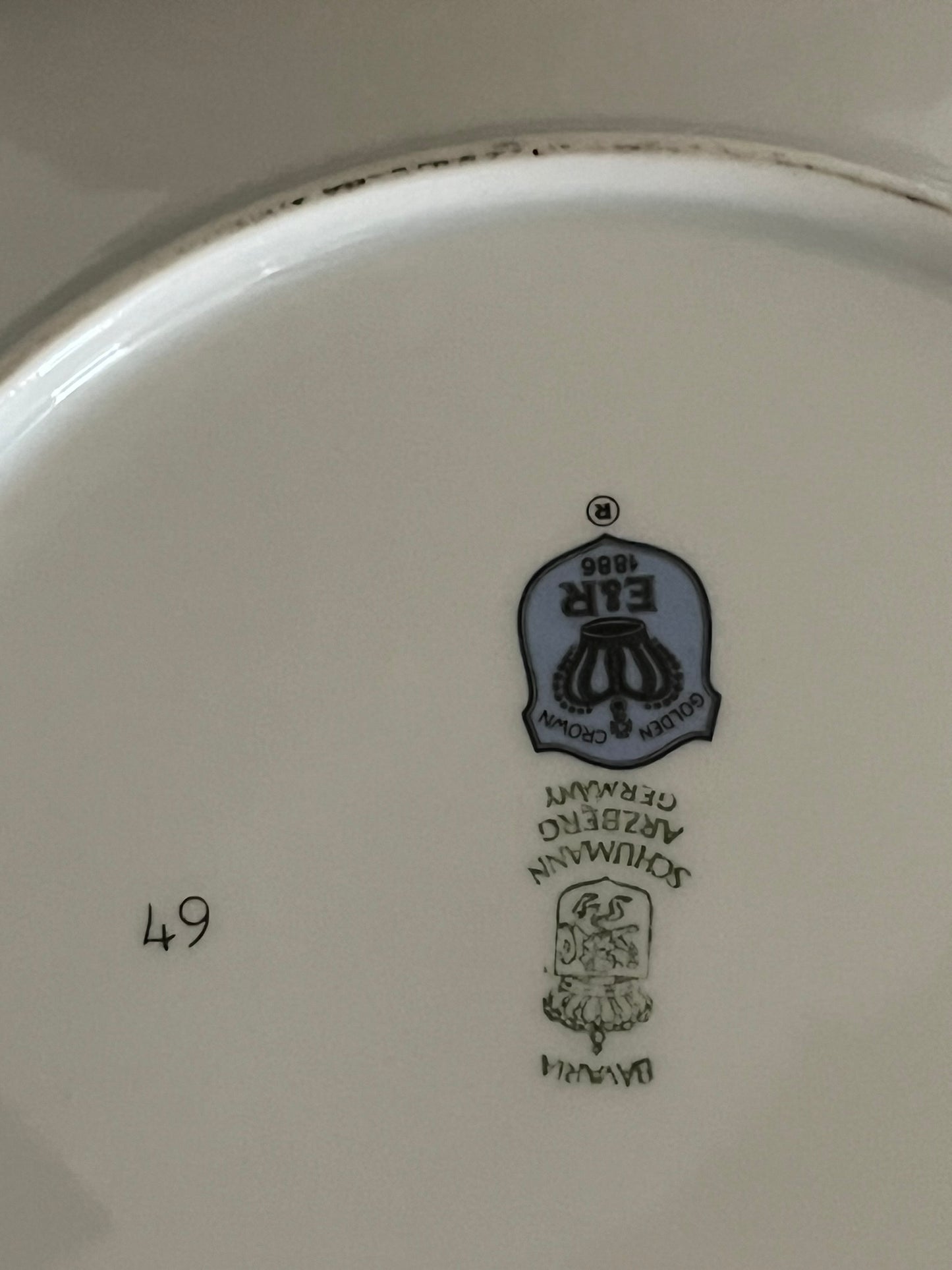 Set of Two Decorative Fruit Plates