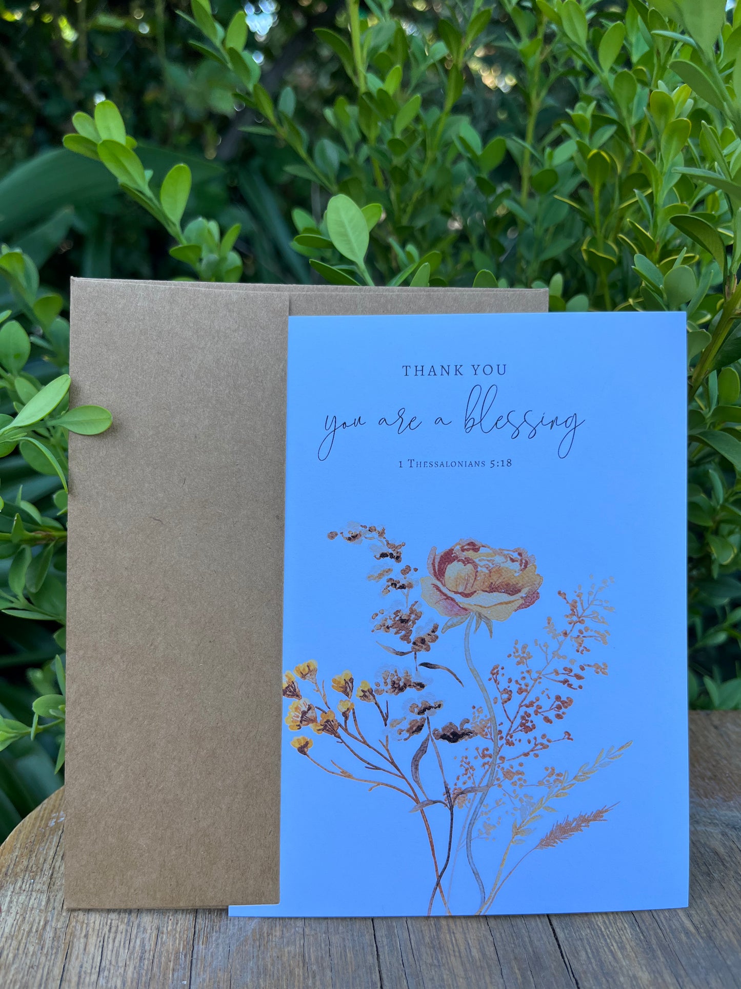 Thank You – You Are A Blessing — Greeting Card