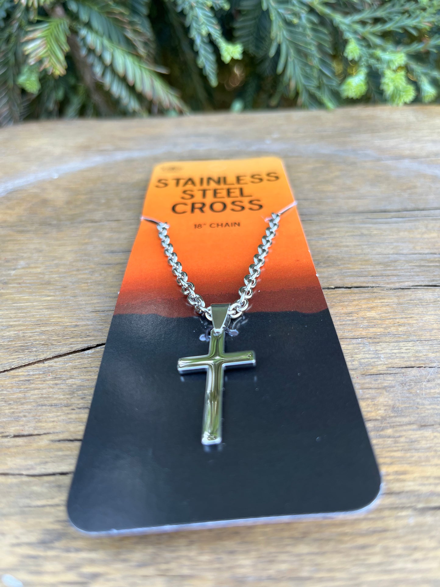 Cross Silver-Plated Necklace-SOLD OUT