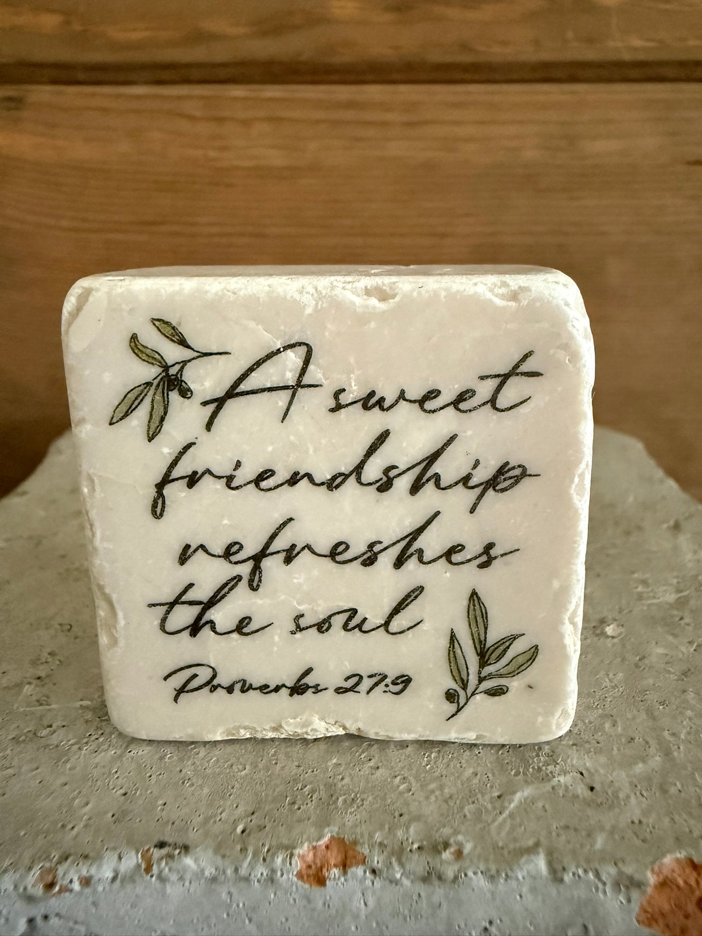 Scripture Stone A Sweet Friendship