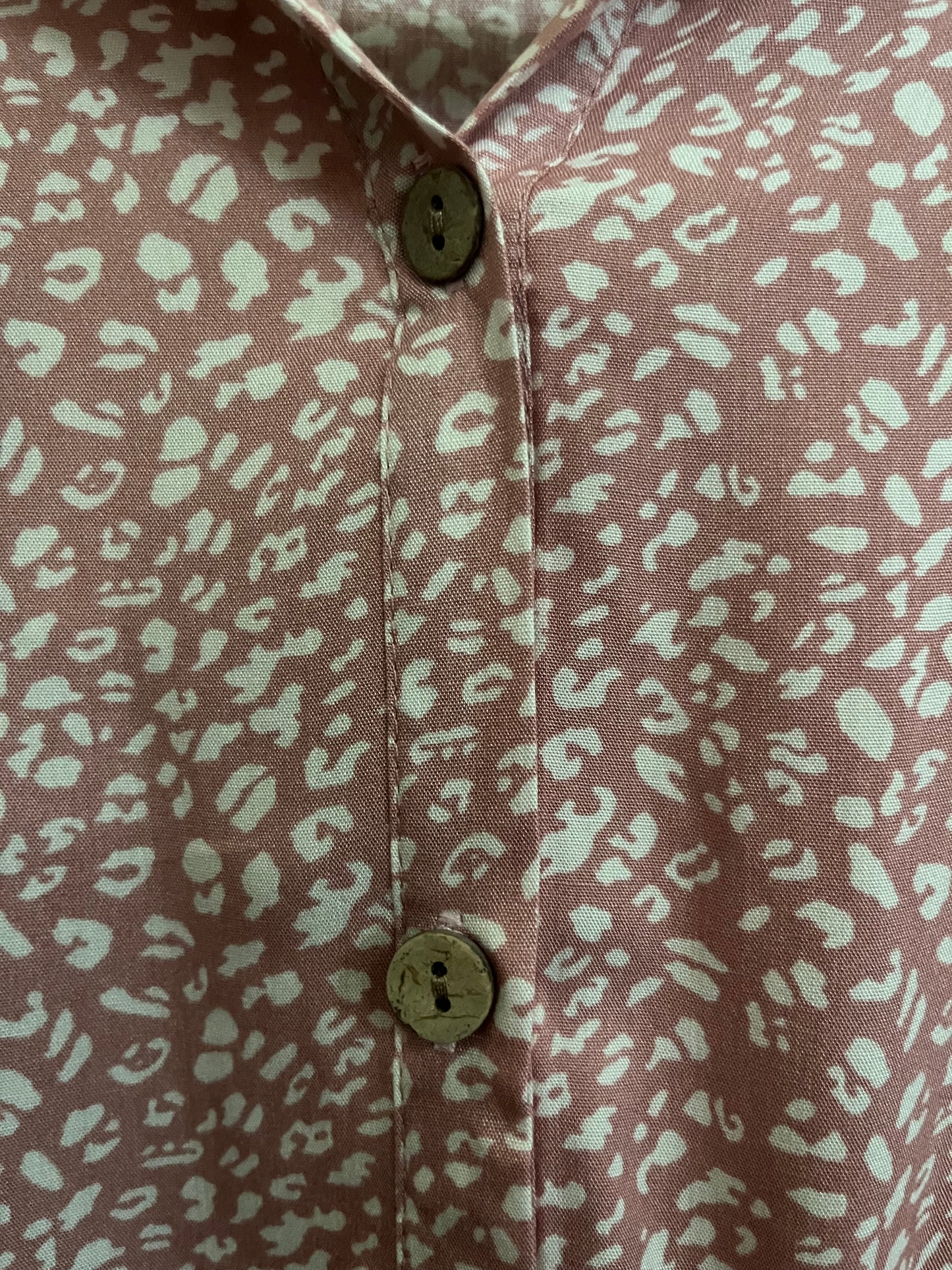 Leopard Print Tie Knot in the Front Shirt-SOLD OUT