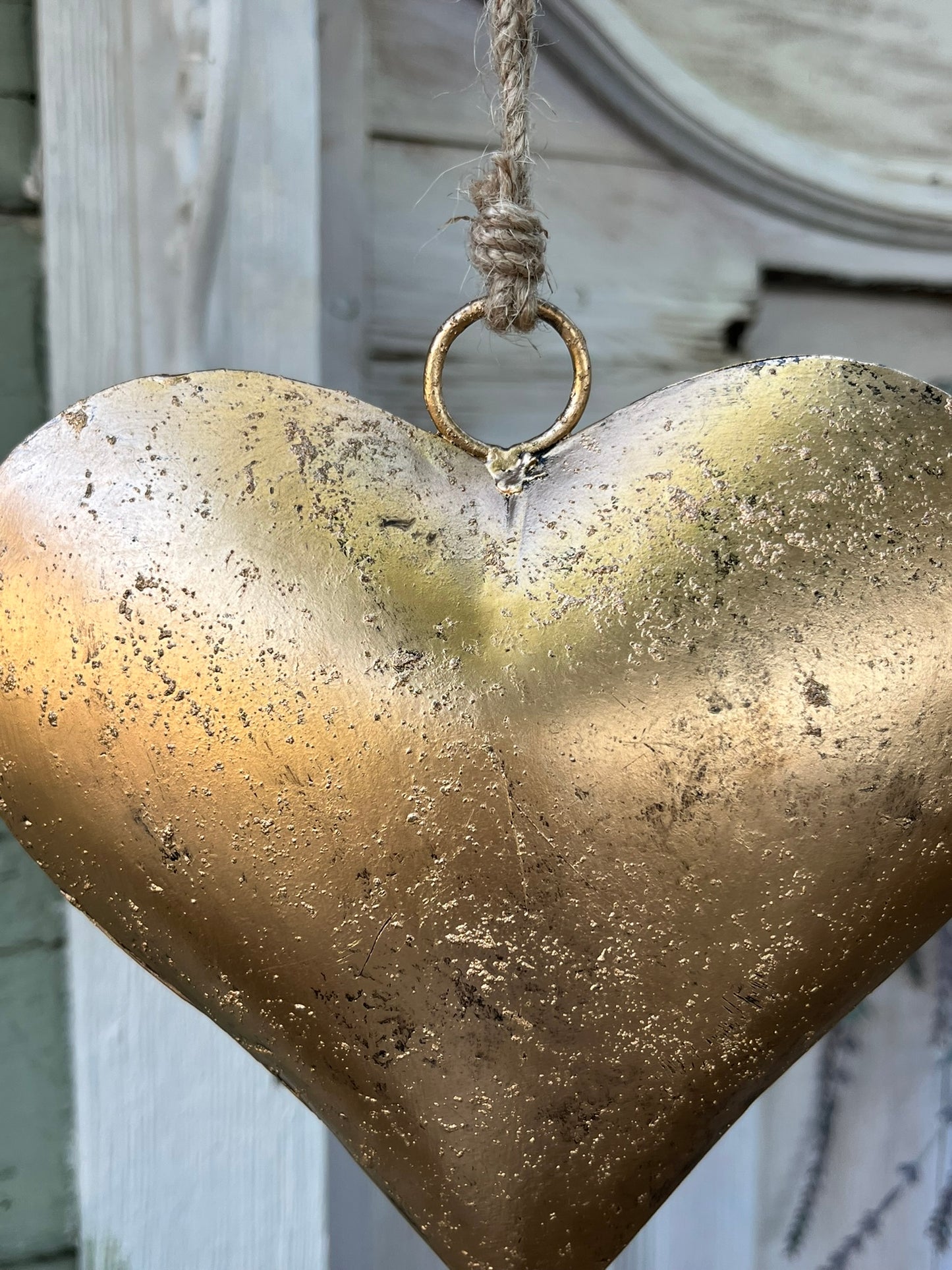 Decorative Medium Golden Heart- OUT OF STOCK