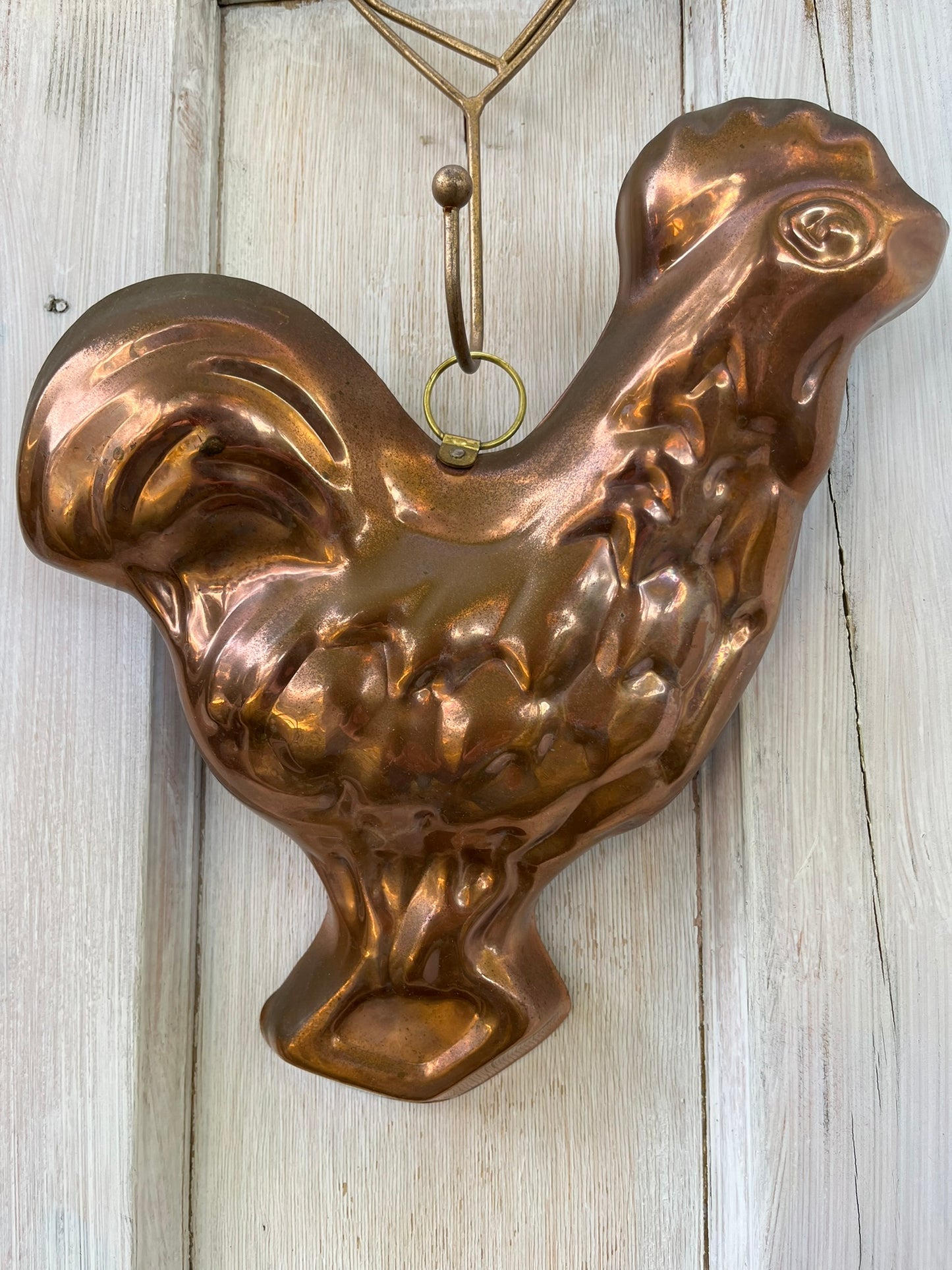 Copper Rooster Mold Wall Decor