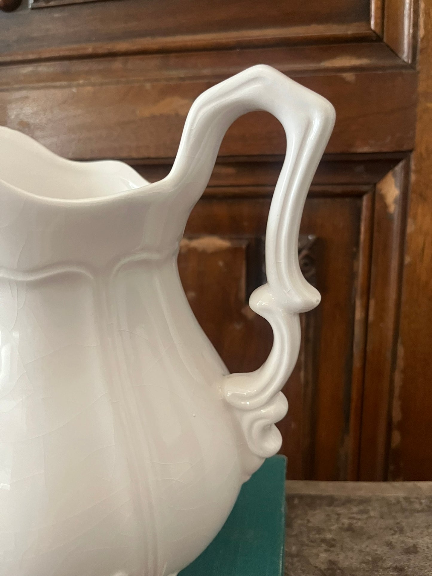 Decorative White Vase/Pitcher