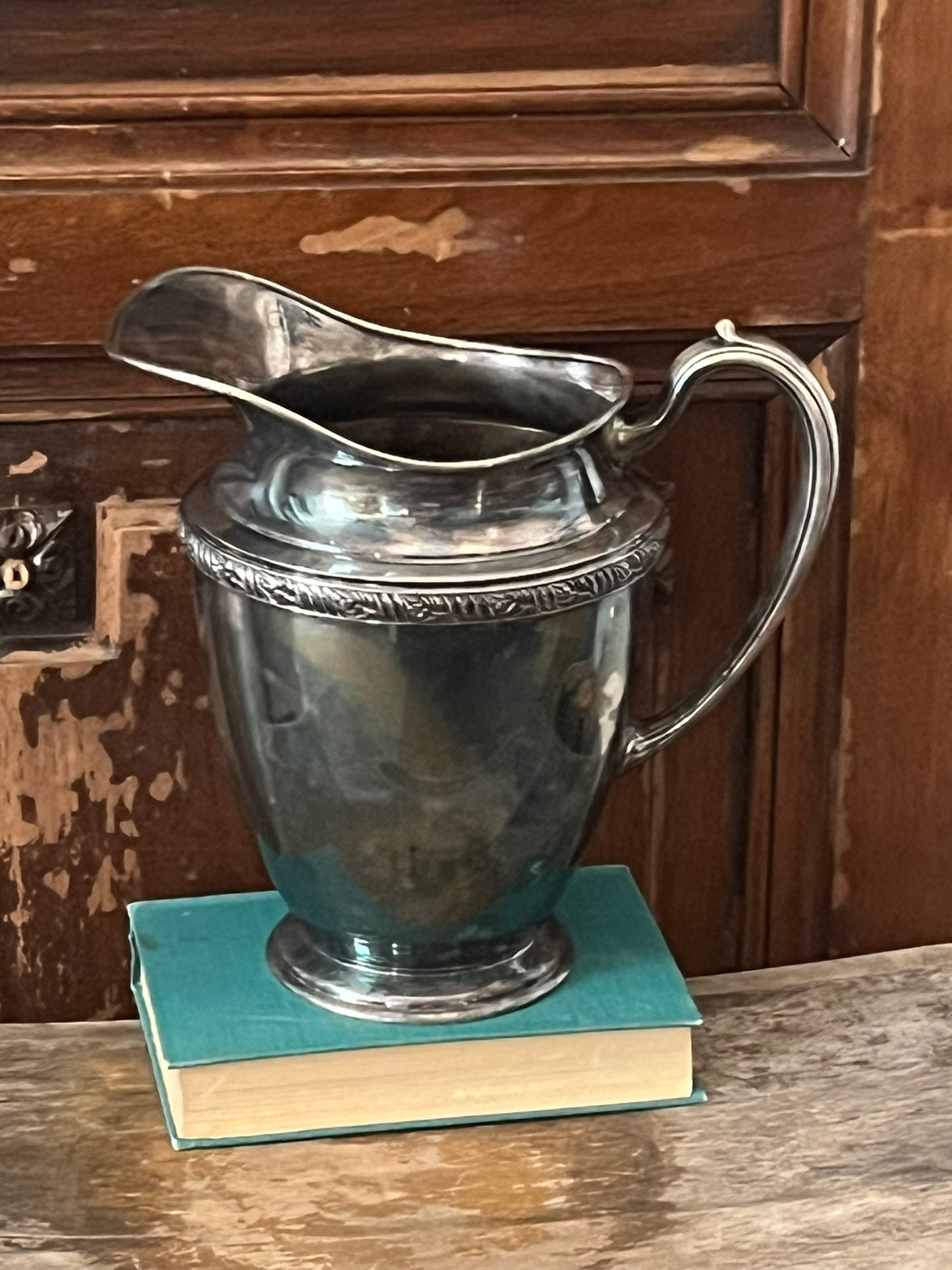 Decorative Silver Color Vase/Pitcher