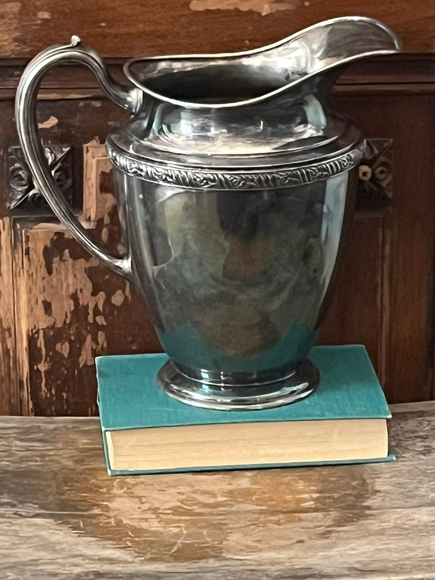 Decorative Silver Color Vase/Pitcher