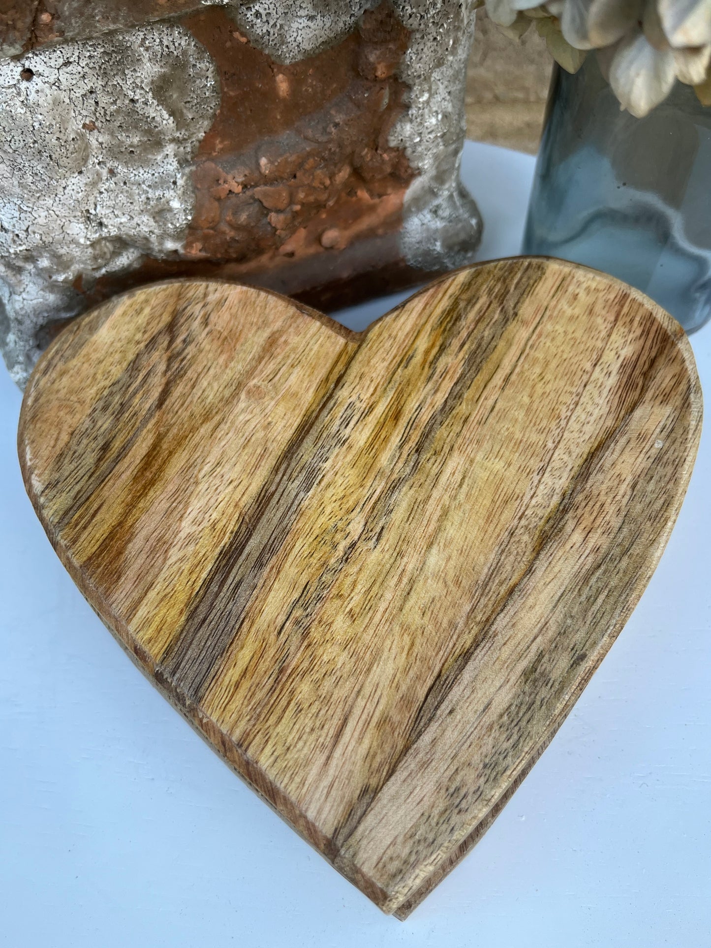 Heart Shaped Wooden Box