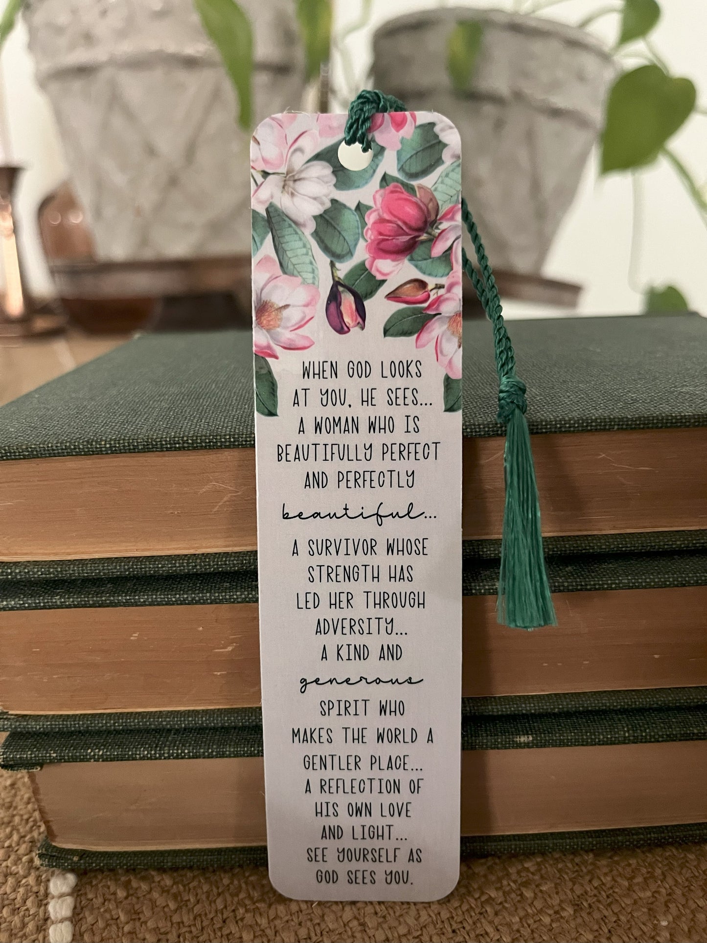 Bookmark with Tassle Value When God Looks At You