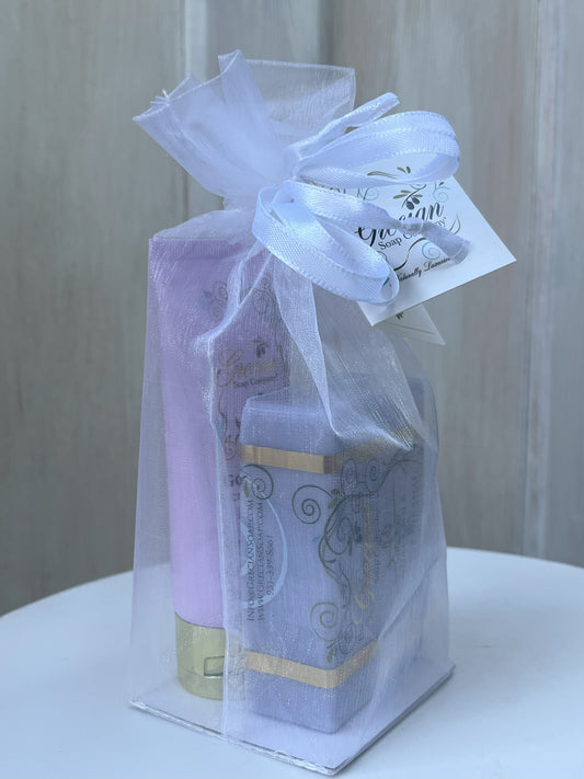 Goat's Milk Soap and Lotion Gift Set Lavender