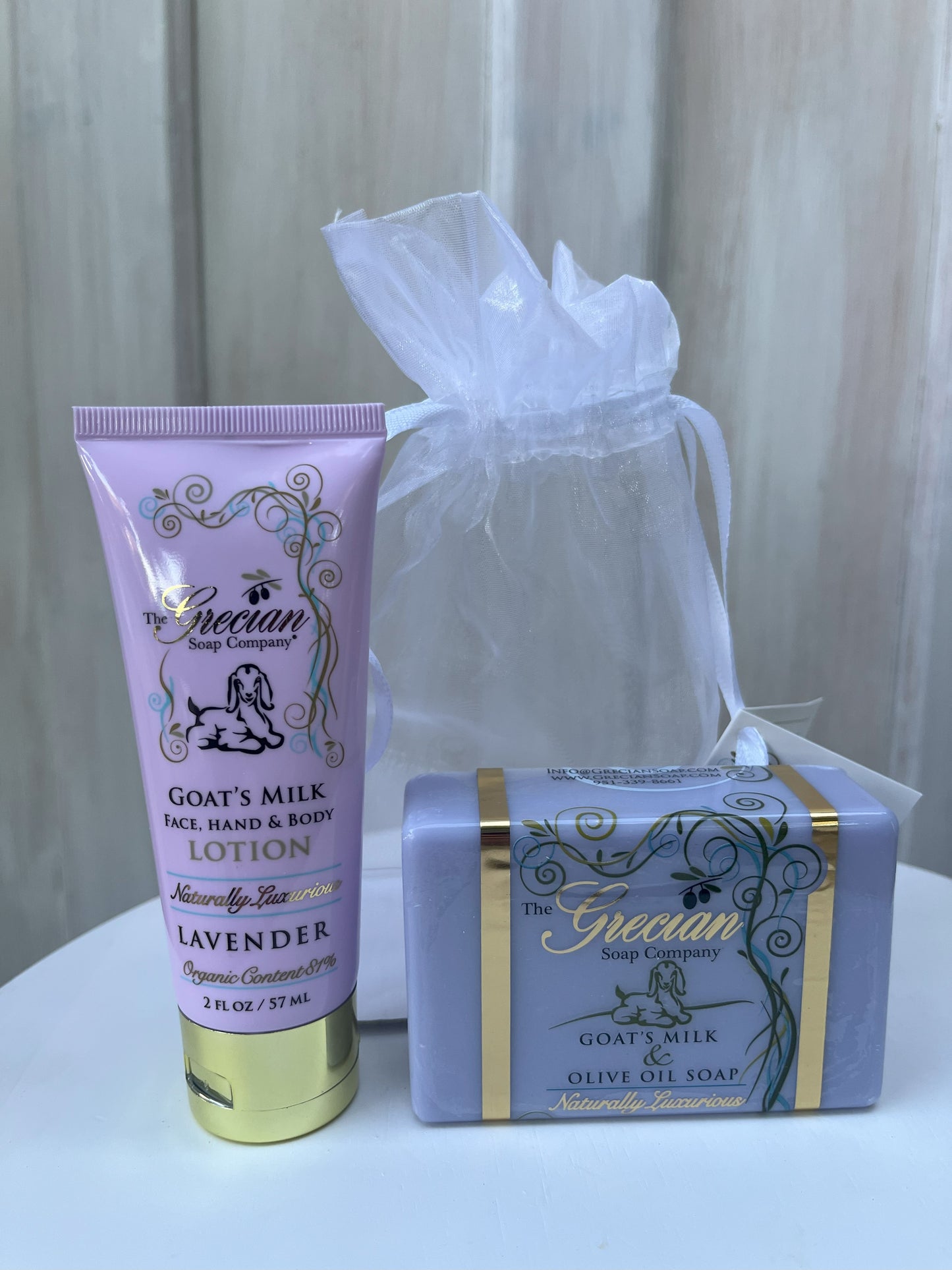 Goat's Milk Soap and Lotion Gift Set Lavender