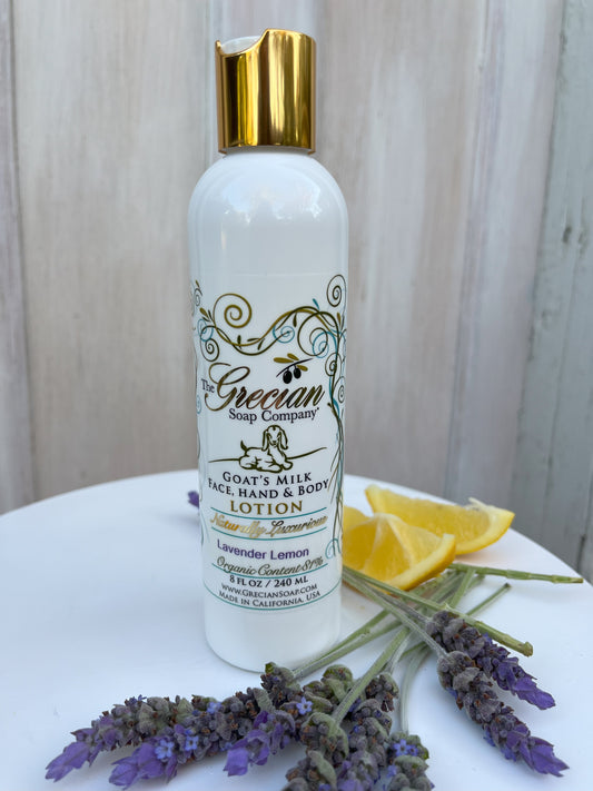 Organic Goats Milk Lavender Lemon Lotion