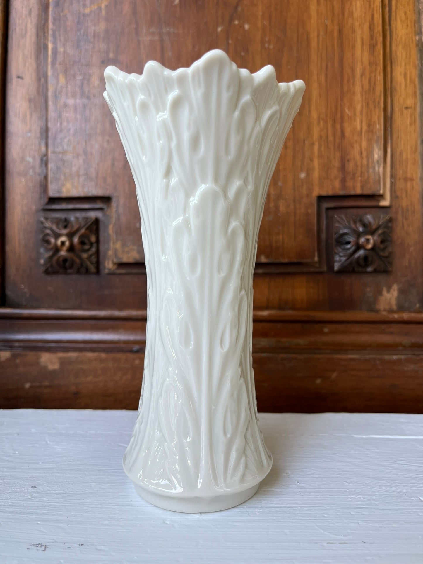 Lenox Leaf Pattern Vase Small