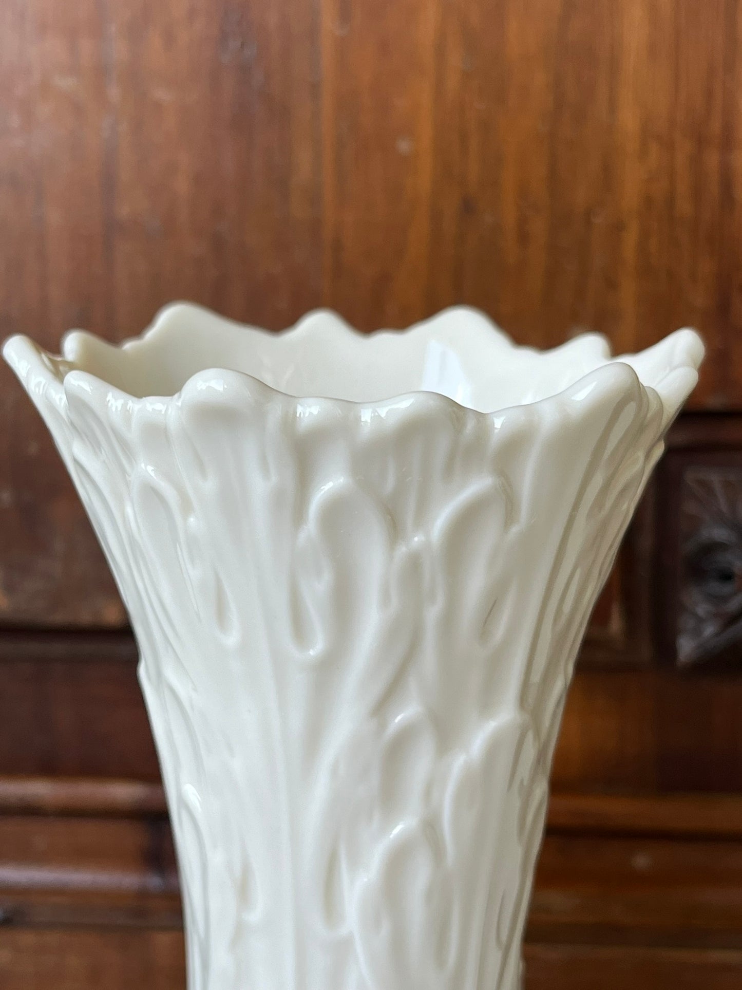 Lenox Leaf Pattern Vase Small