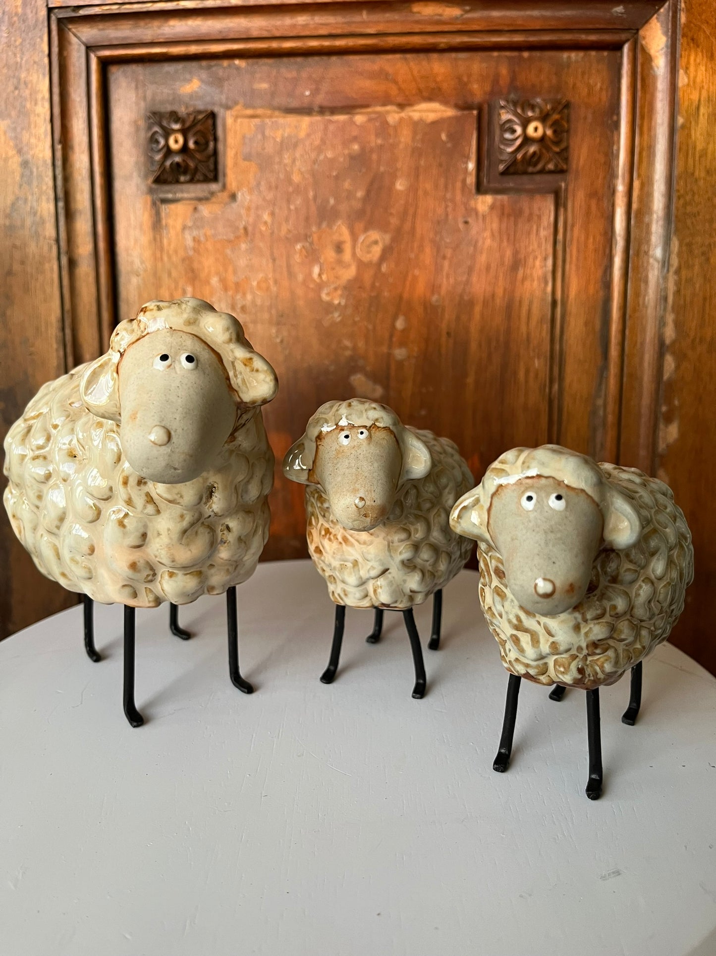 Set of Three Ceramic Sheep - SOLD OUT