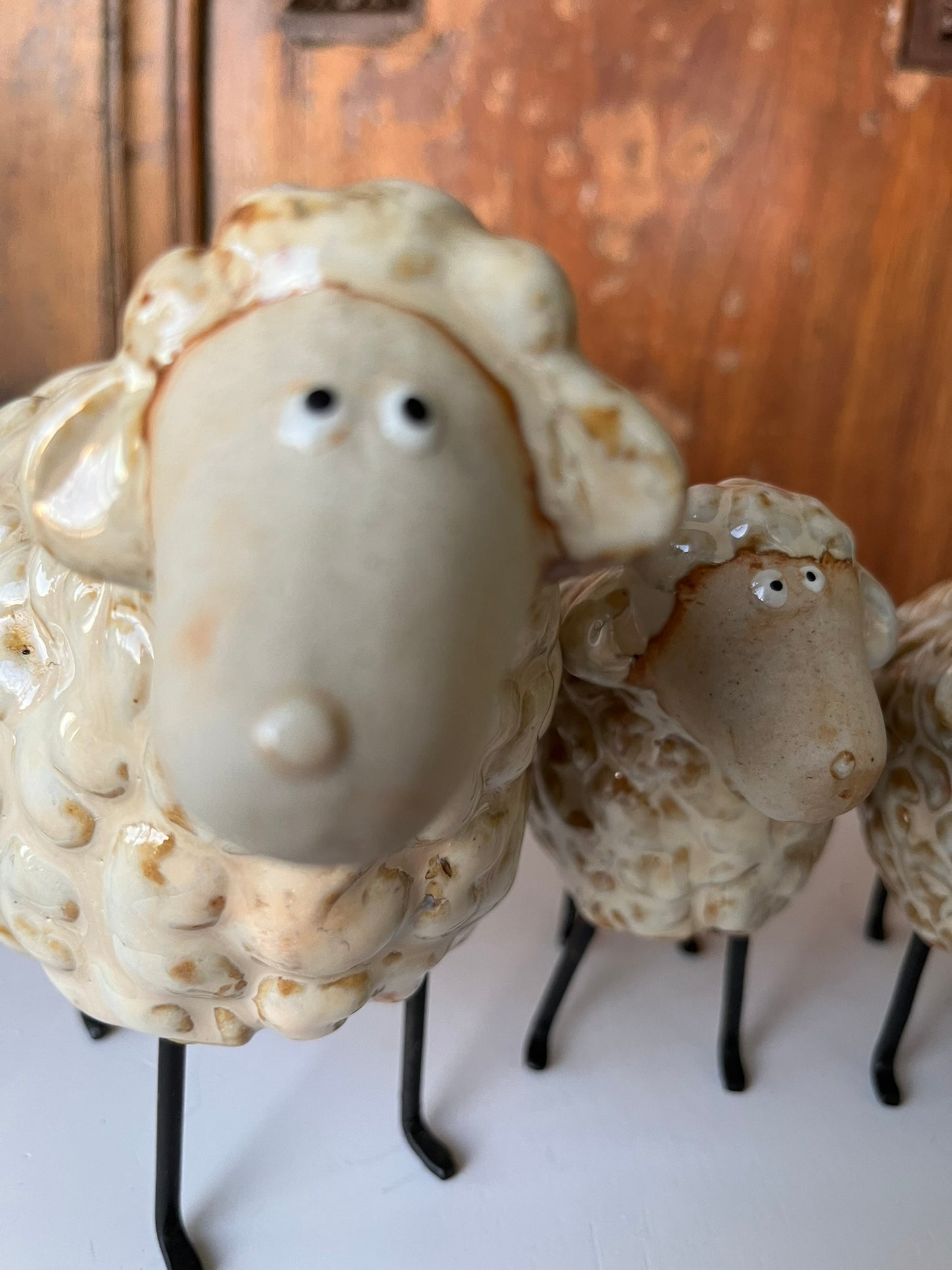 Set of Three Ceramic Sheep - SOLD OUT