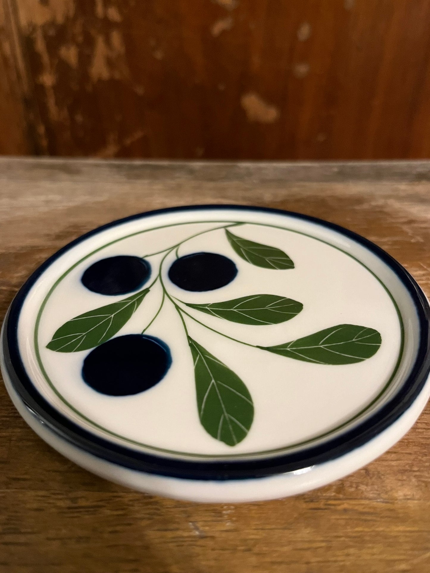 Coasters Dansk Hand Painted Fruits CottageCore Style