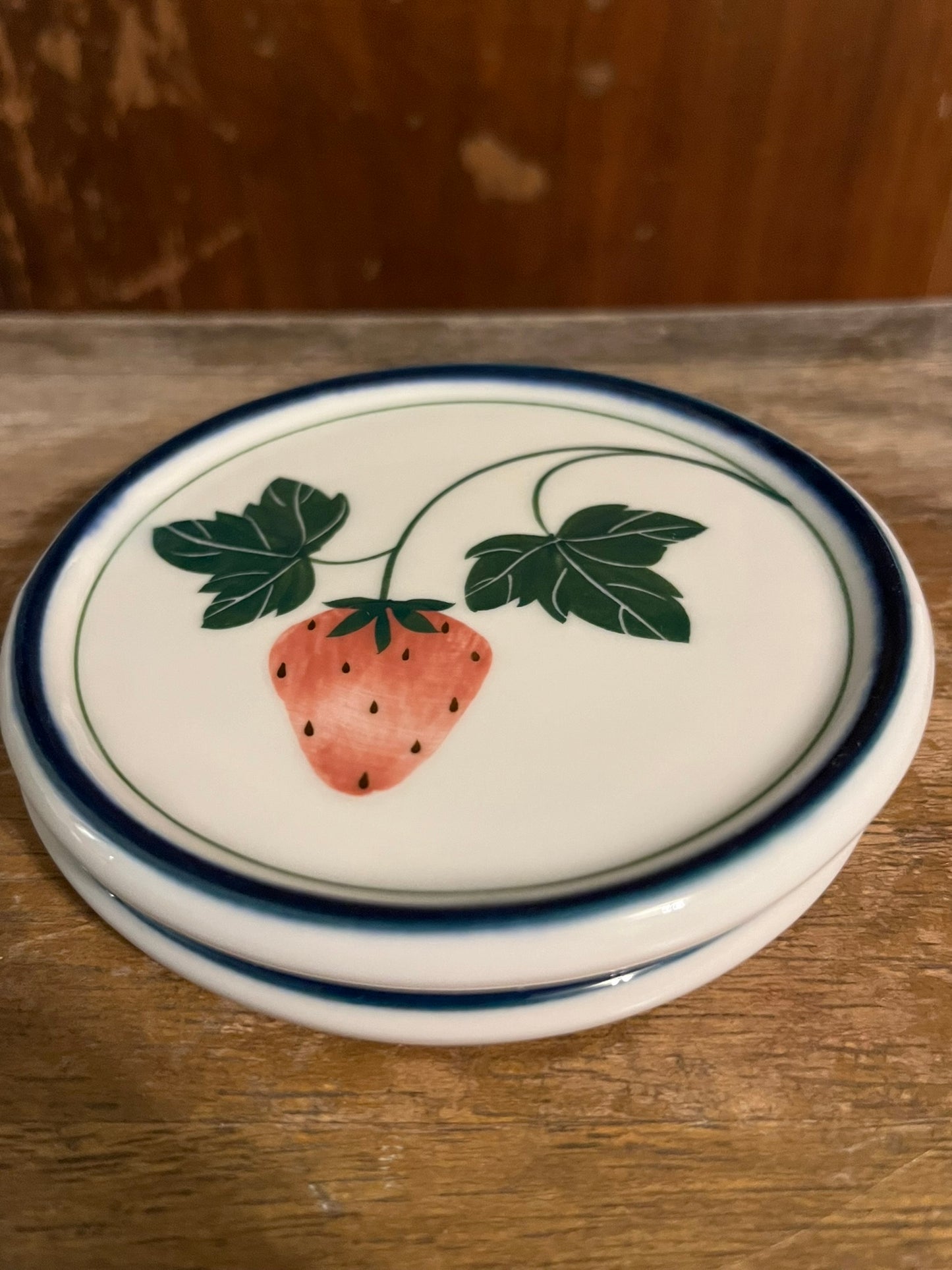 Coasters Dansk Hand Painted Fruits CottageCore Style