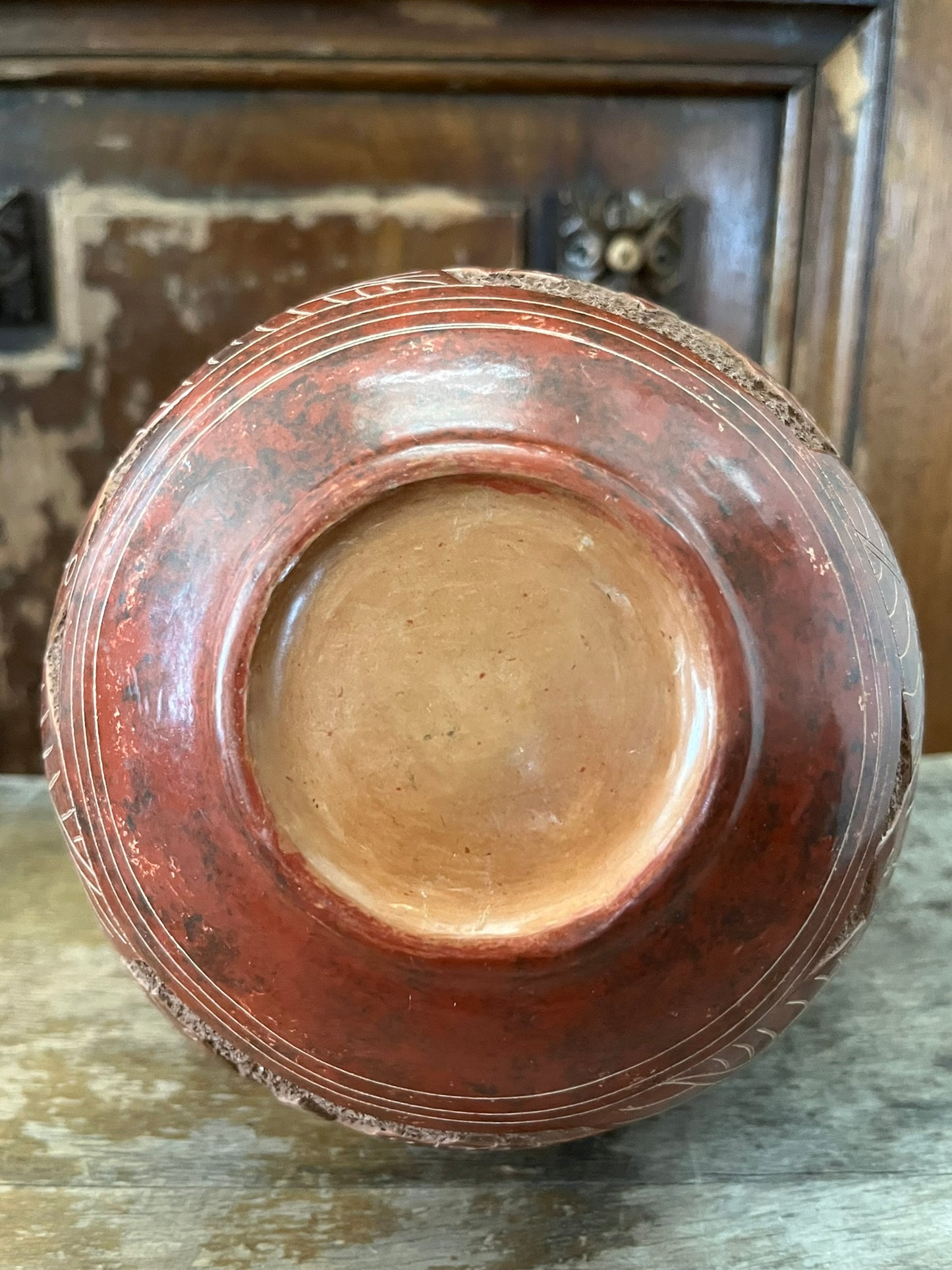 Pottery Decorative Vase Terracotta in Color