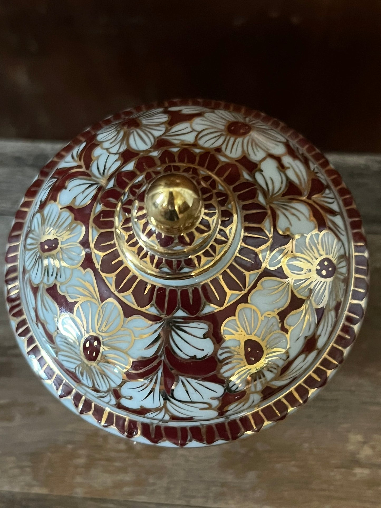 Small Decorative Trinket Dish With a Floral Design