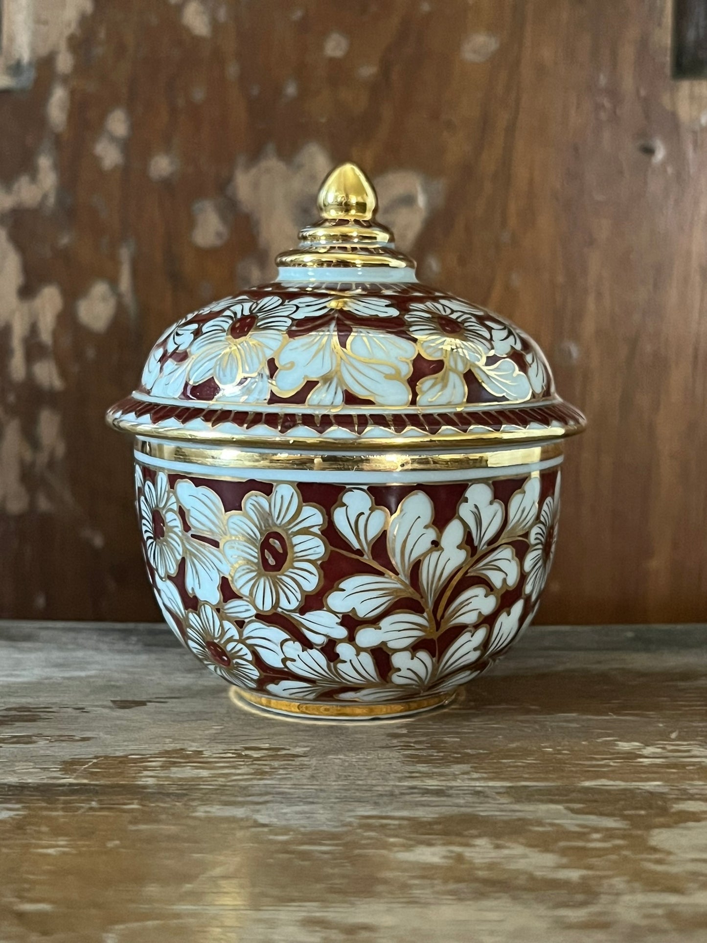 Small Decorative Trinket Dish With a Floral Design