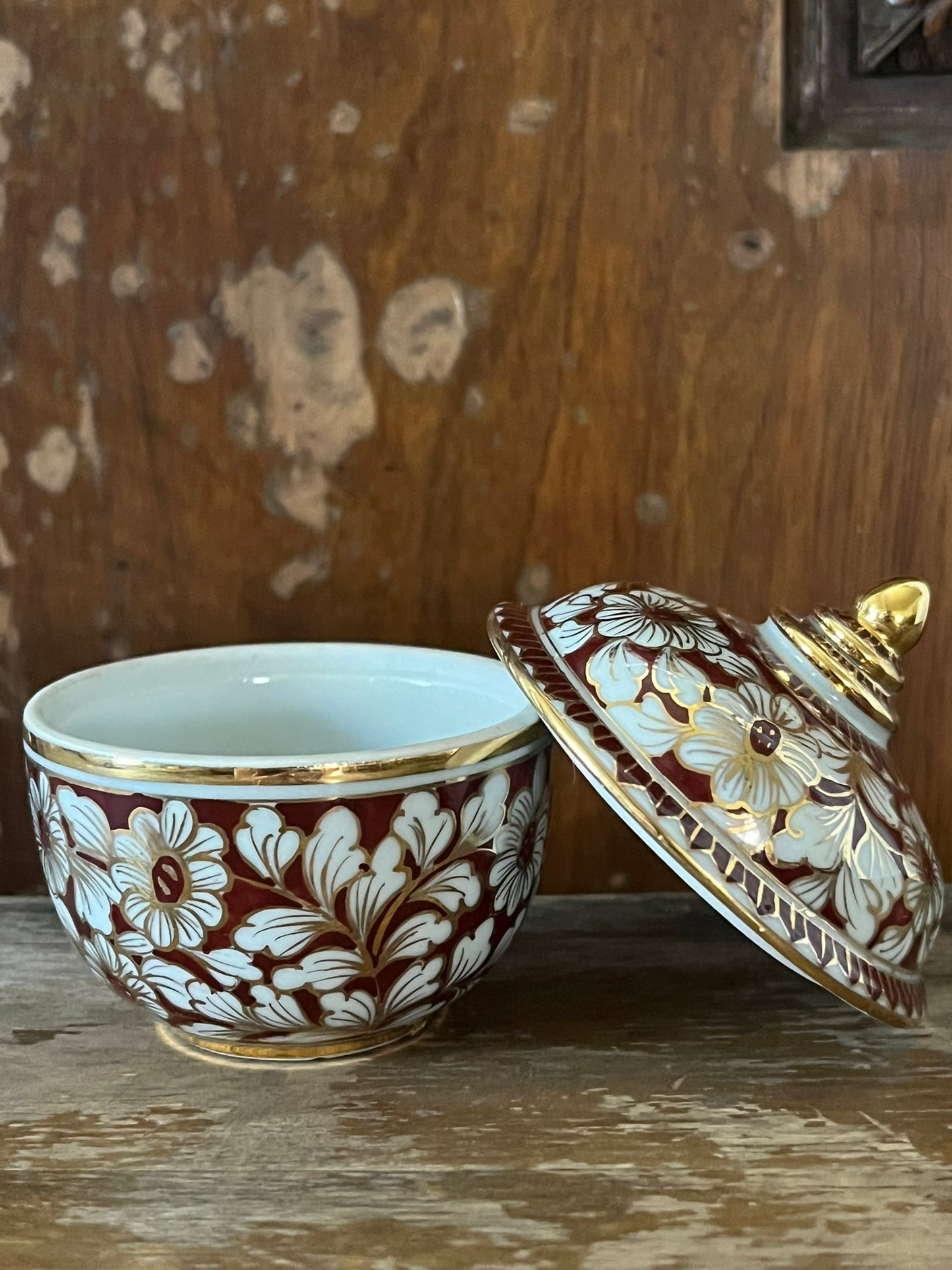 Small Decorative Trinket Dish With a Floral Design