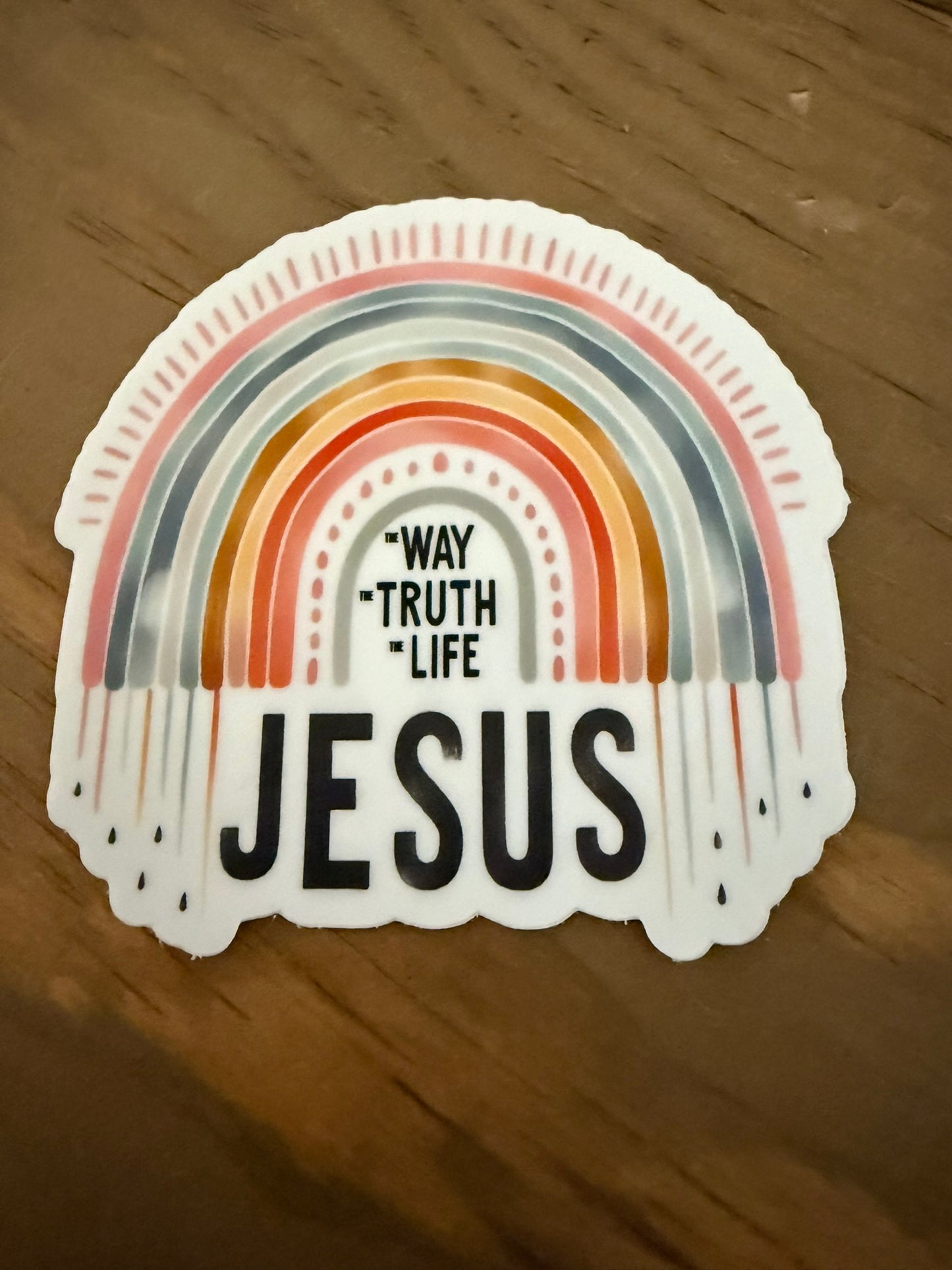 Sticker- Jesus Way Truth Life