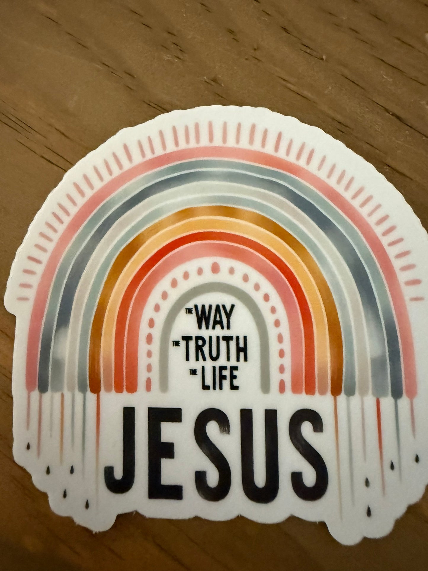 Sticker- Jesus Way Truth Life