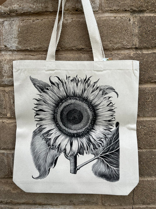 Farmer's Market Sunflower Tote Bag