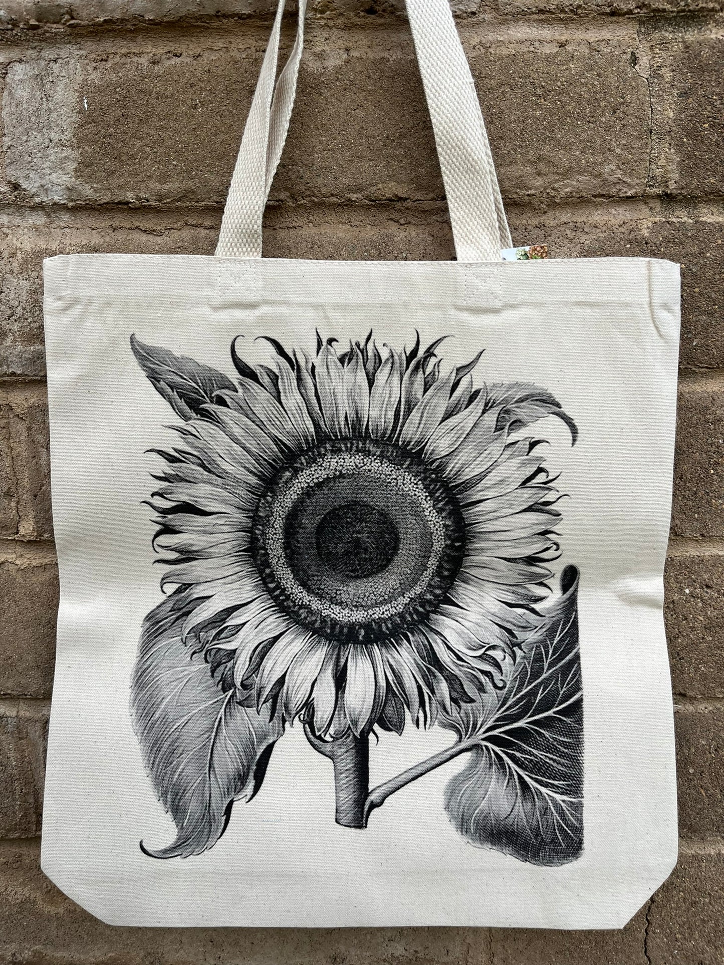 Farmer's Market Sunflower Tote Bag