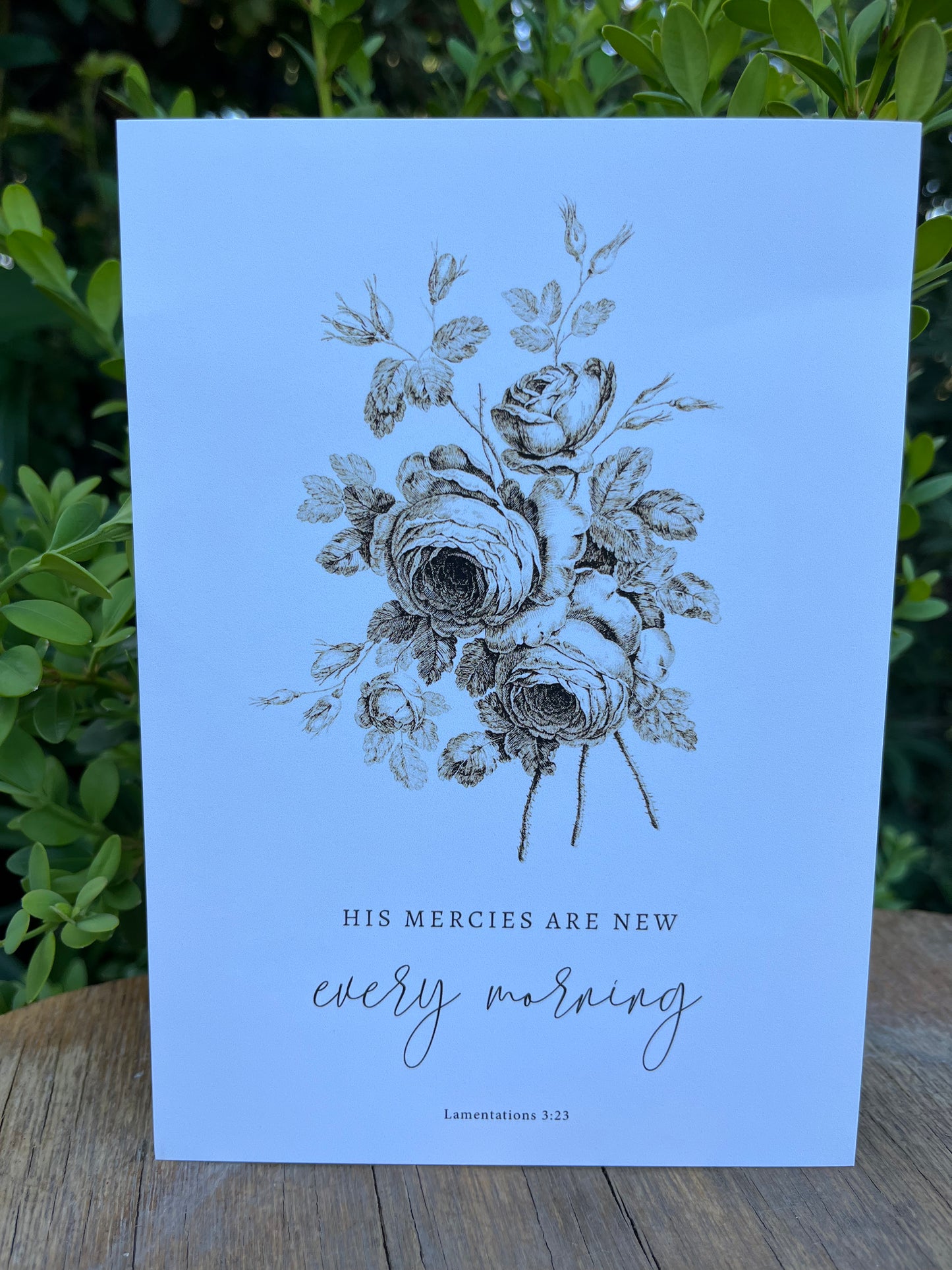 His Mercies Are New—Wall Art Print