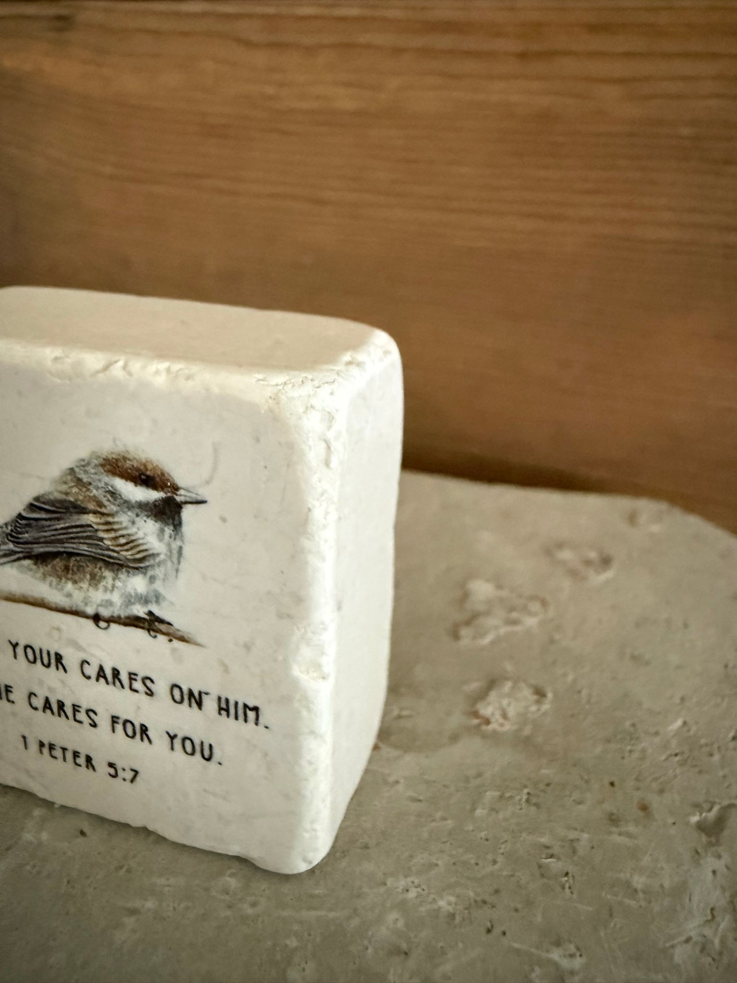Scripture Stone Cast All Your Cares