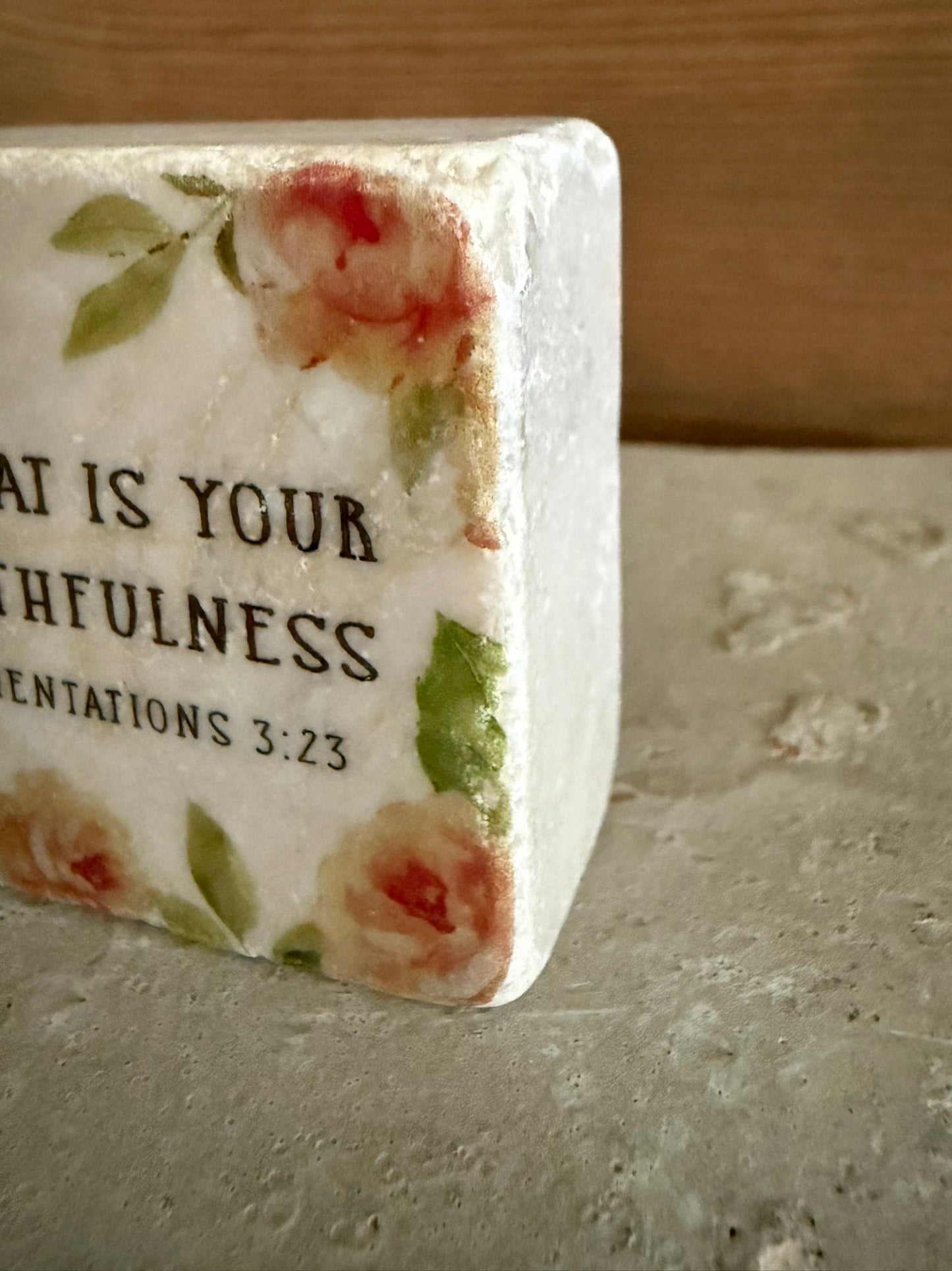 Scripture Stone Great Is Your Faithfulness
