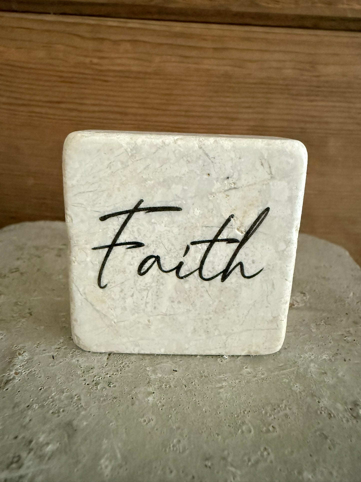 Decorative Stone Faith