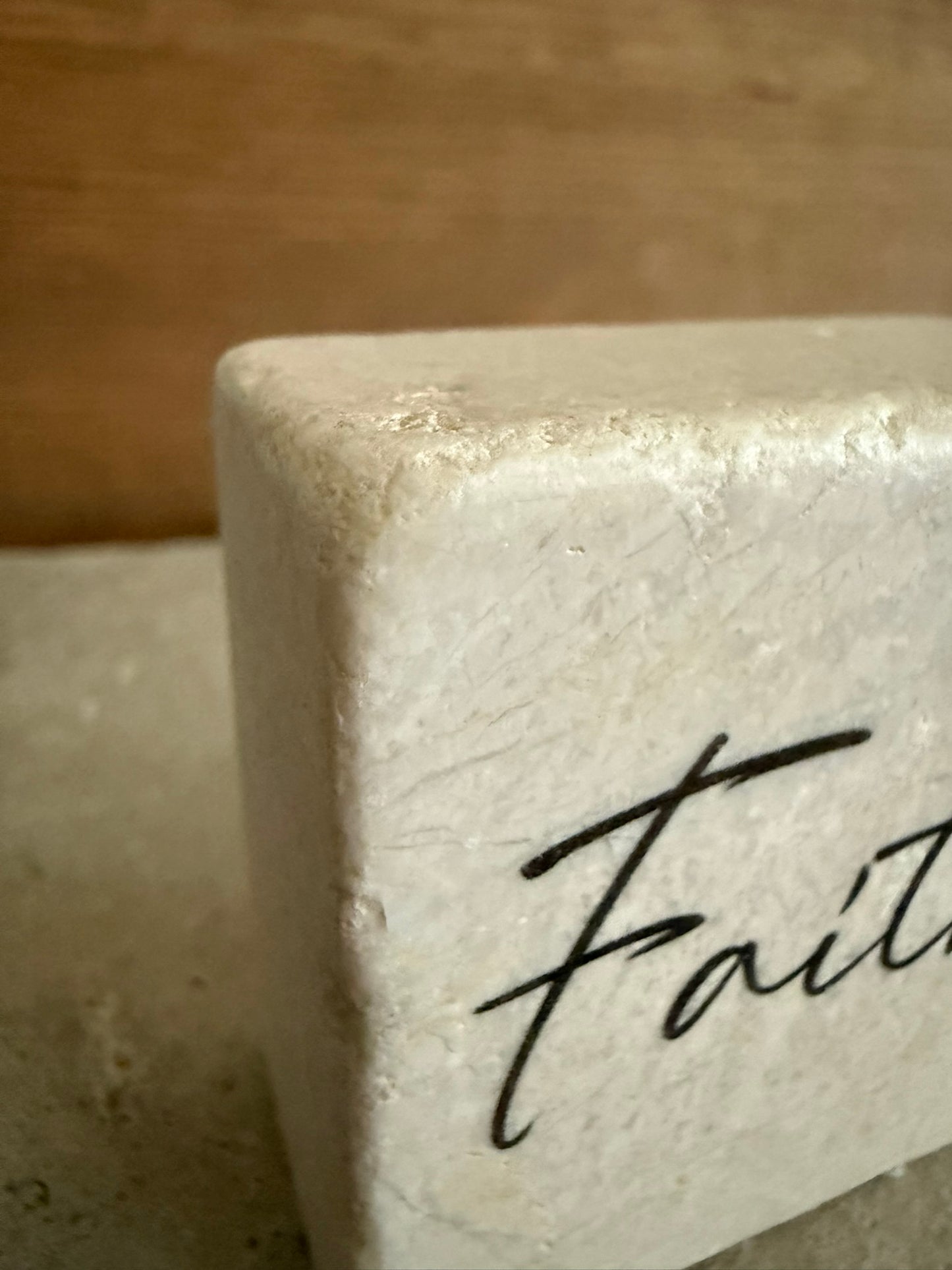 Decorative Stone Faith