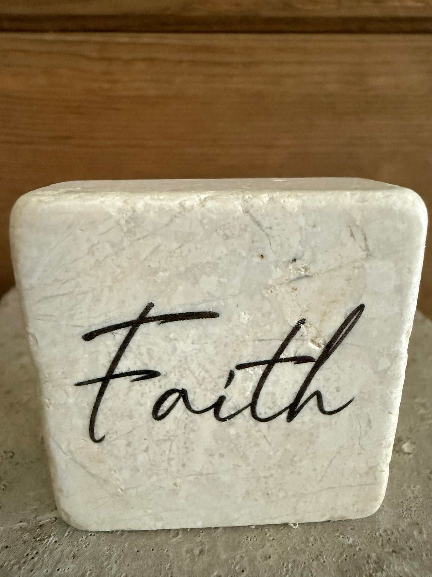 Decorative Stone Faith
