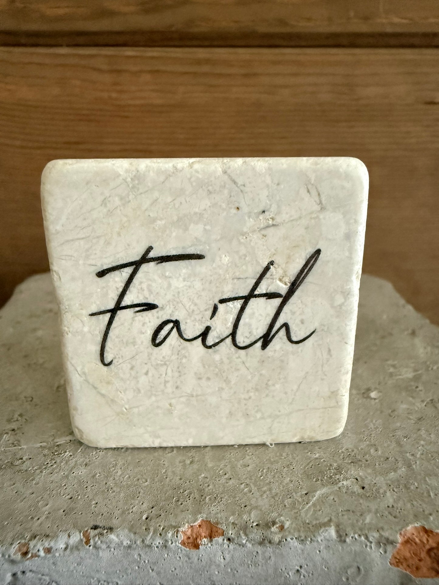 Decorative Stone Faith