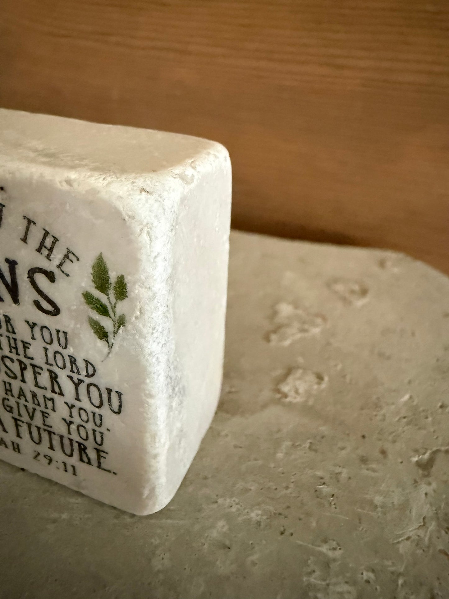 Scripture Stone For I Know The Plans I Have For You