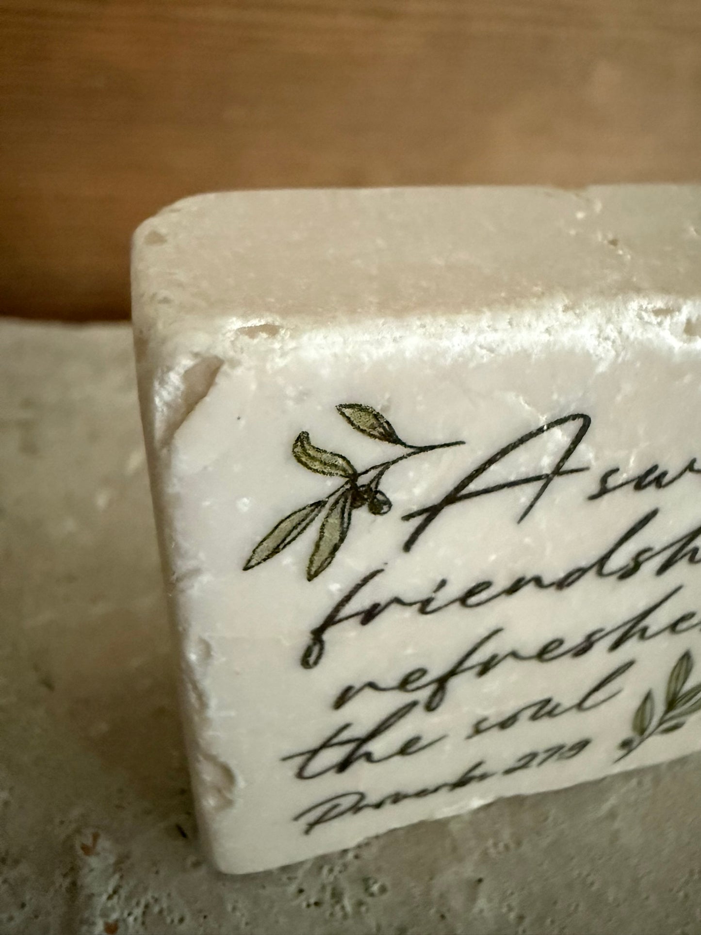 Scripture Stone A Sweet Friendship