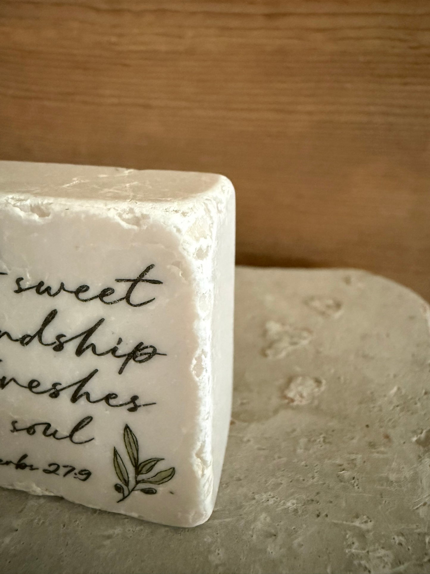 Scripture Stone A Sweet Friendship