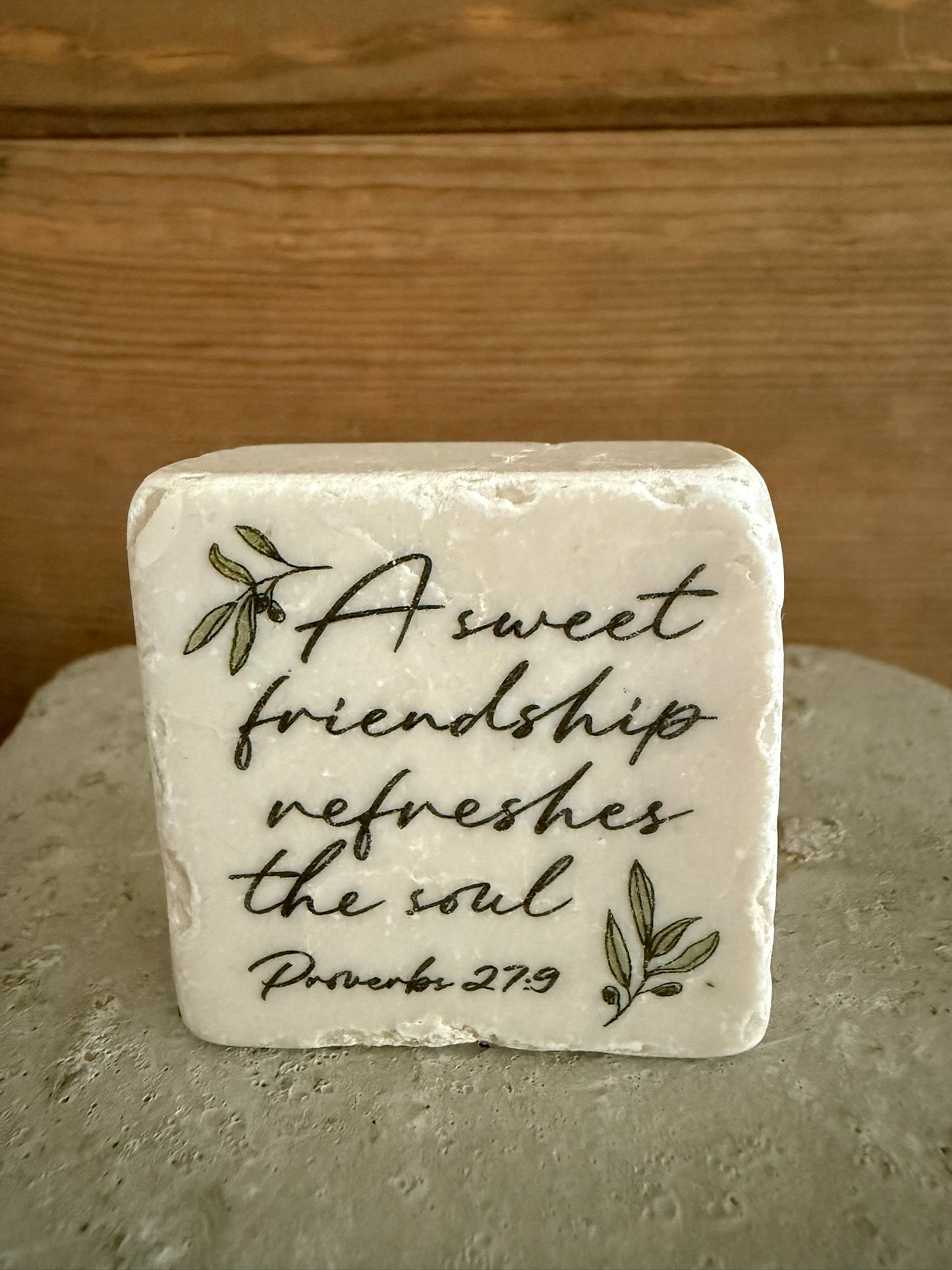Scripture Stone A Sweet Friendship