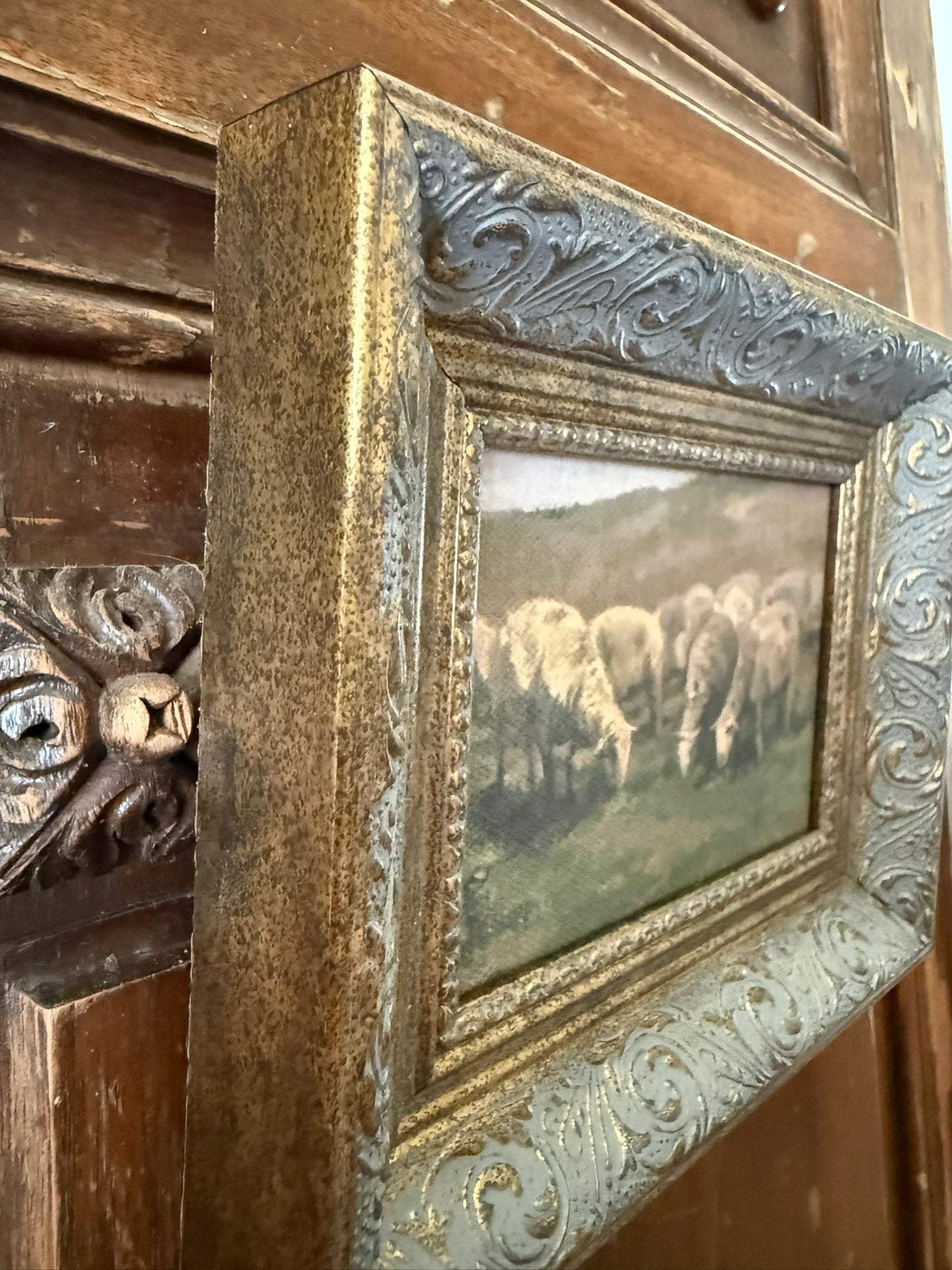 Sheep Framed Wall  Decor