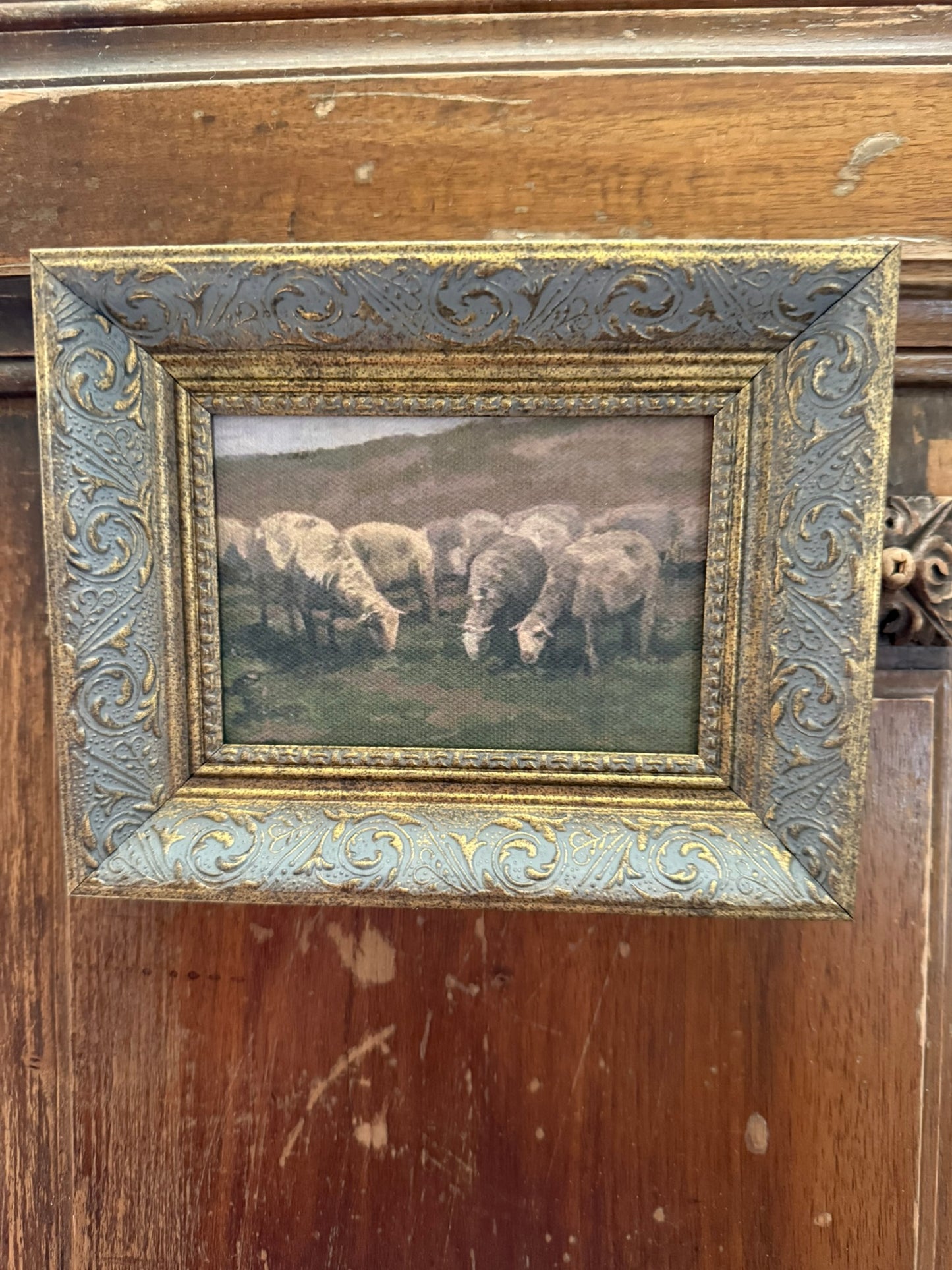 Sheep Framed Wall  Decor